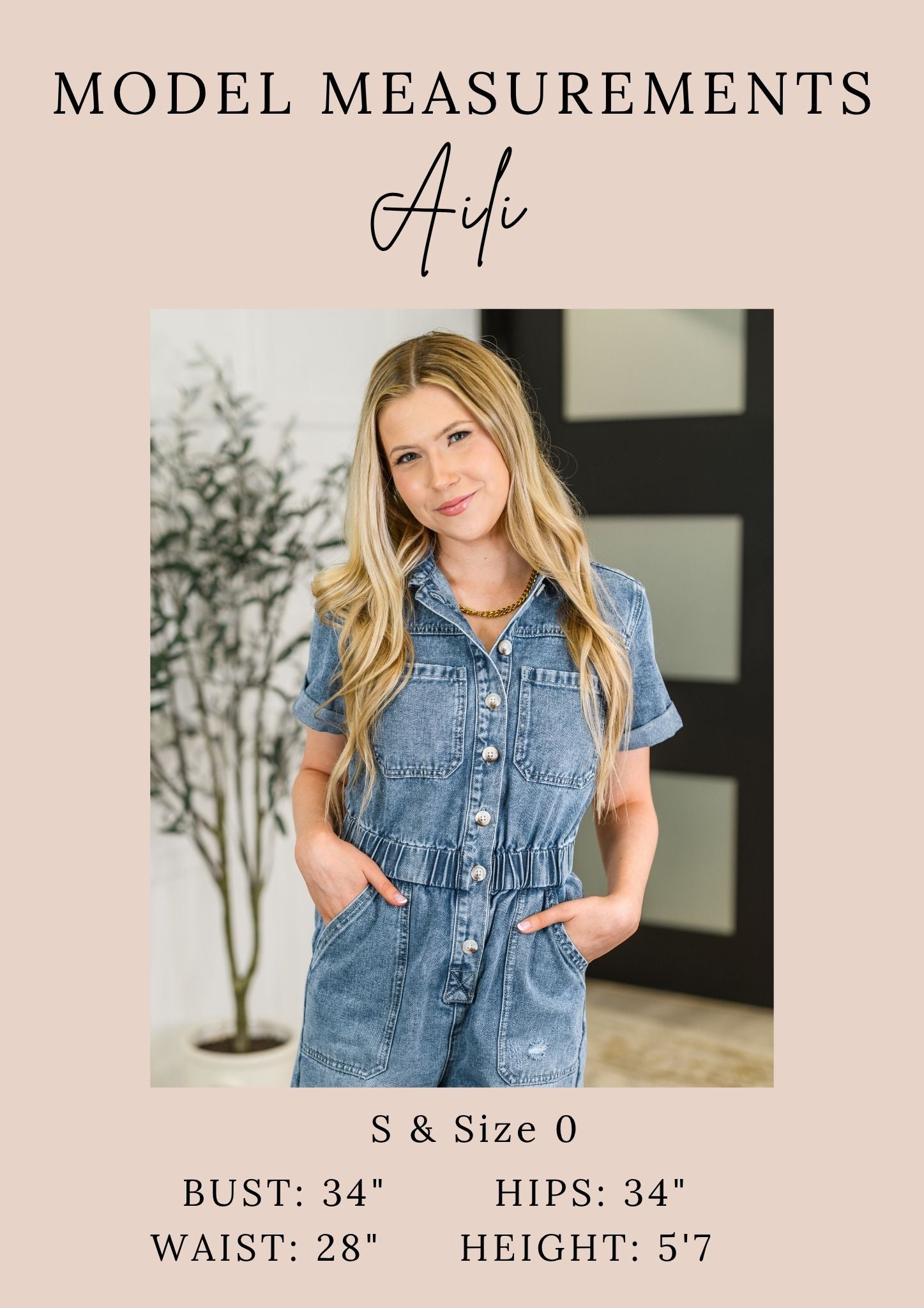 Elsie High Rise Double Button Wide Leg Jeans