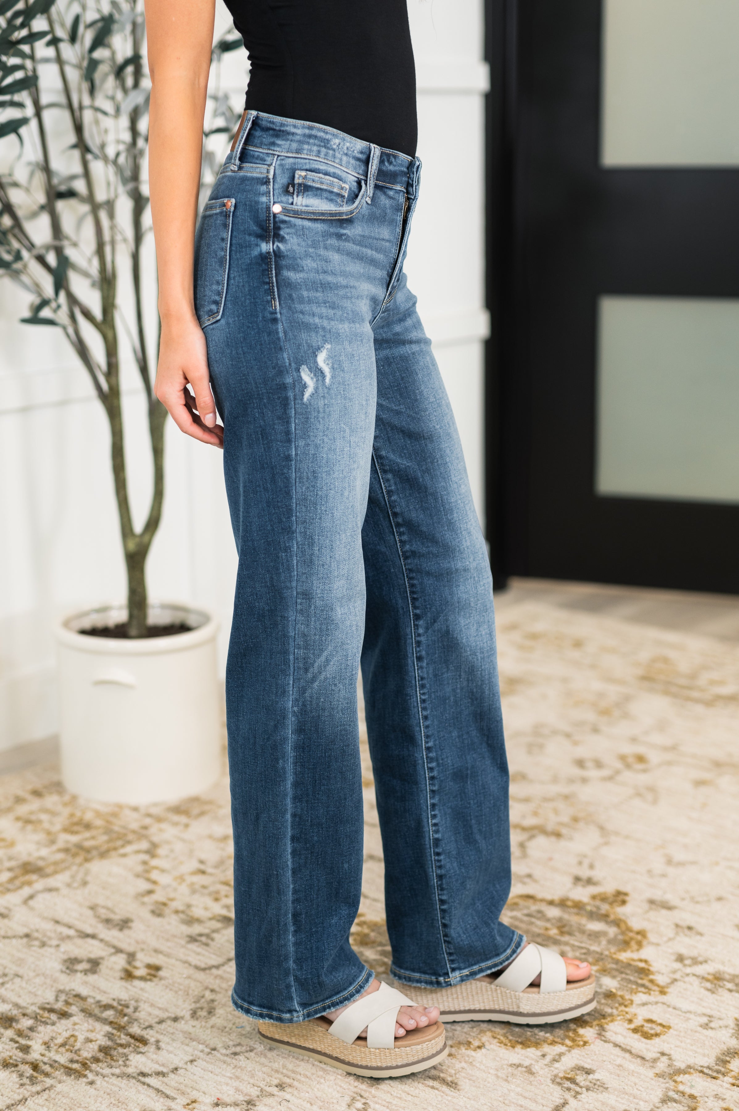 Julia High Rise 90's Straight Leg Jeans