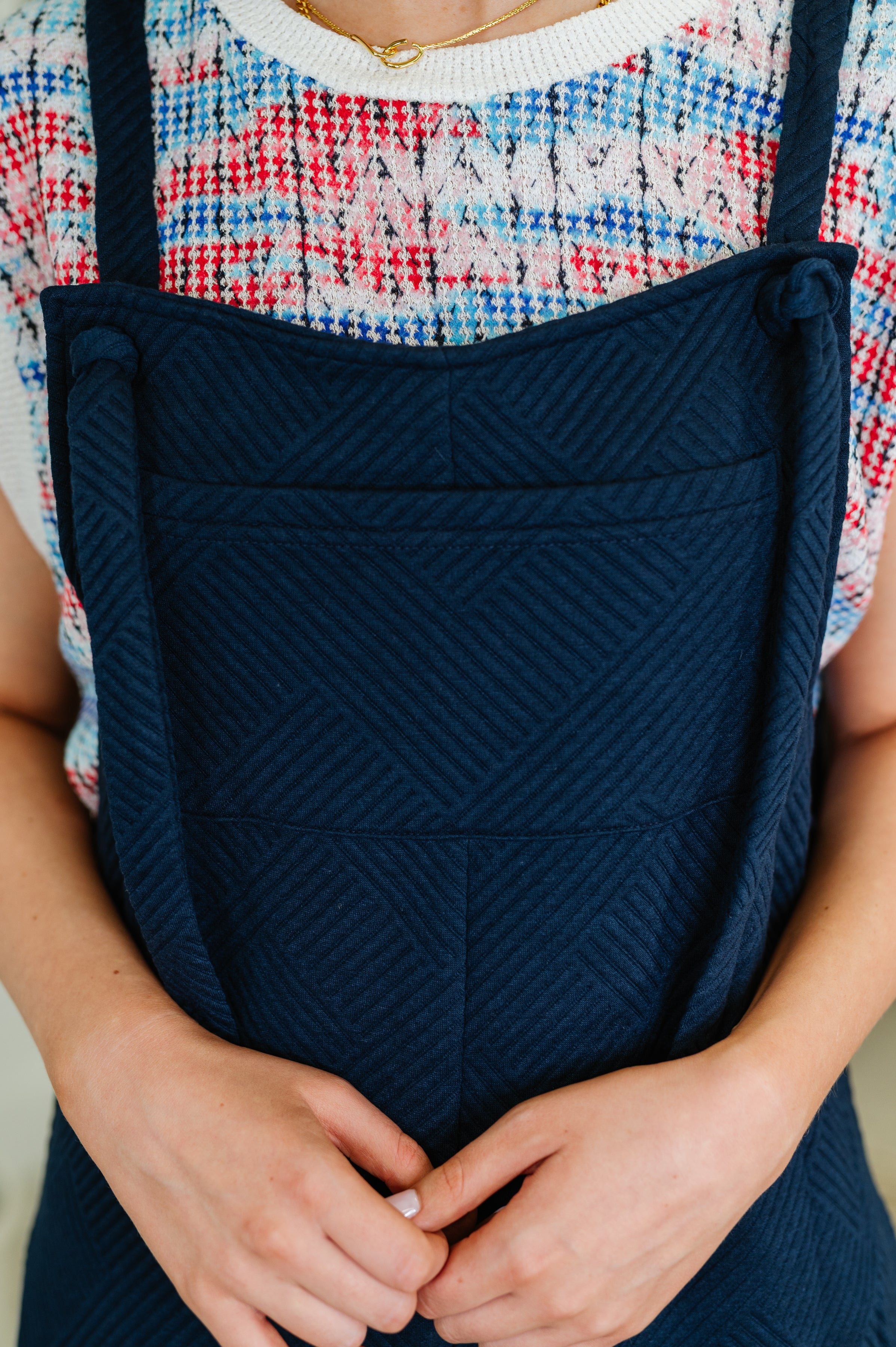 Suit Yourself Adjustable Strap Jumpsuit in Navy