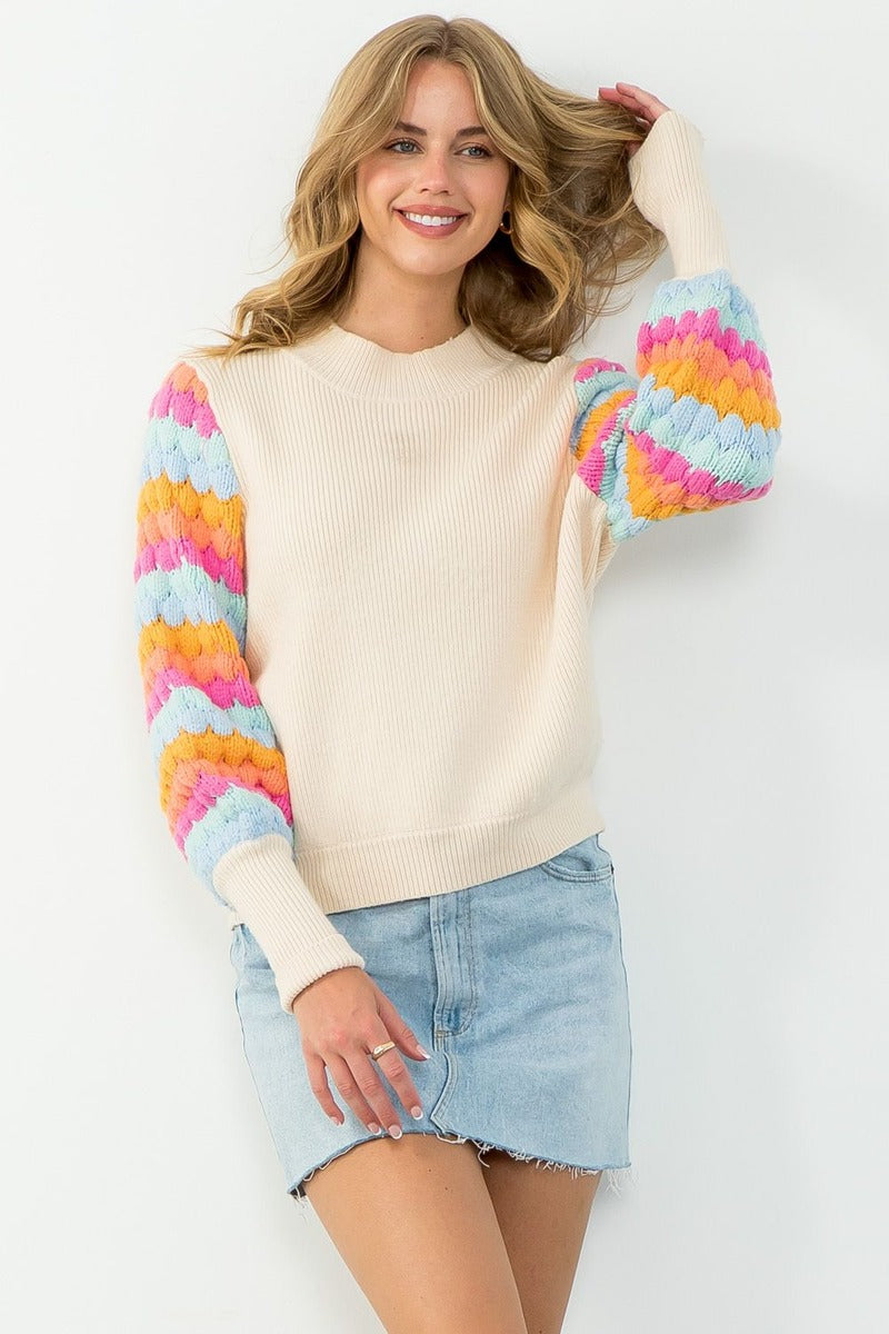 Rainbow Bubble Bliss Sweater