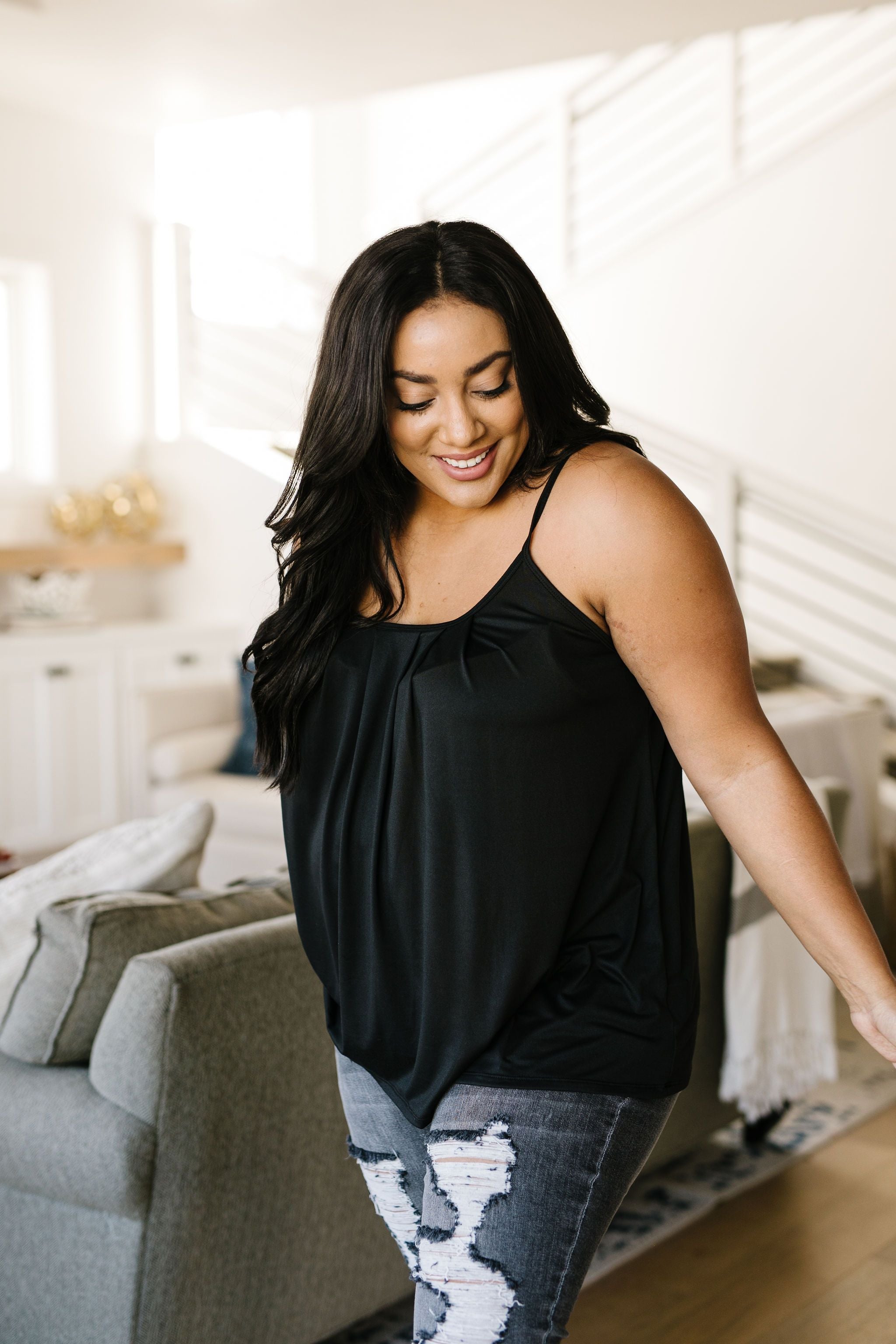 Can't Beat Pleats Tank