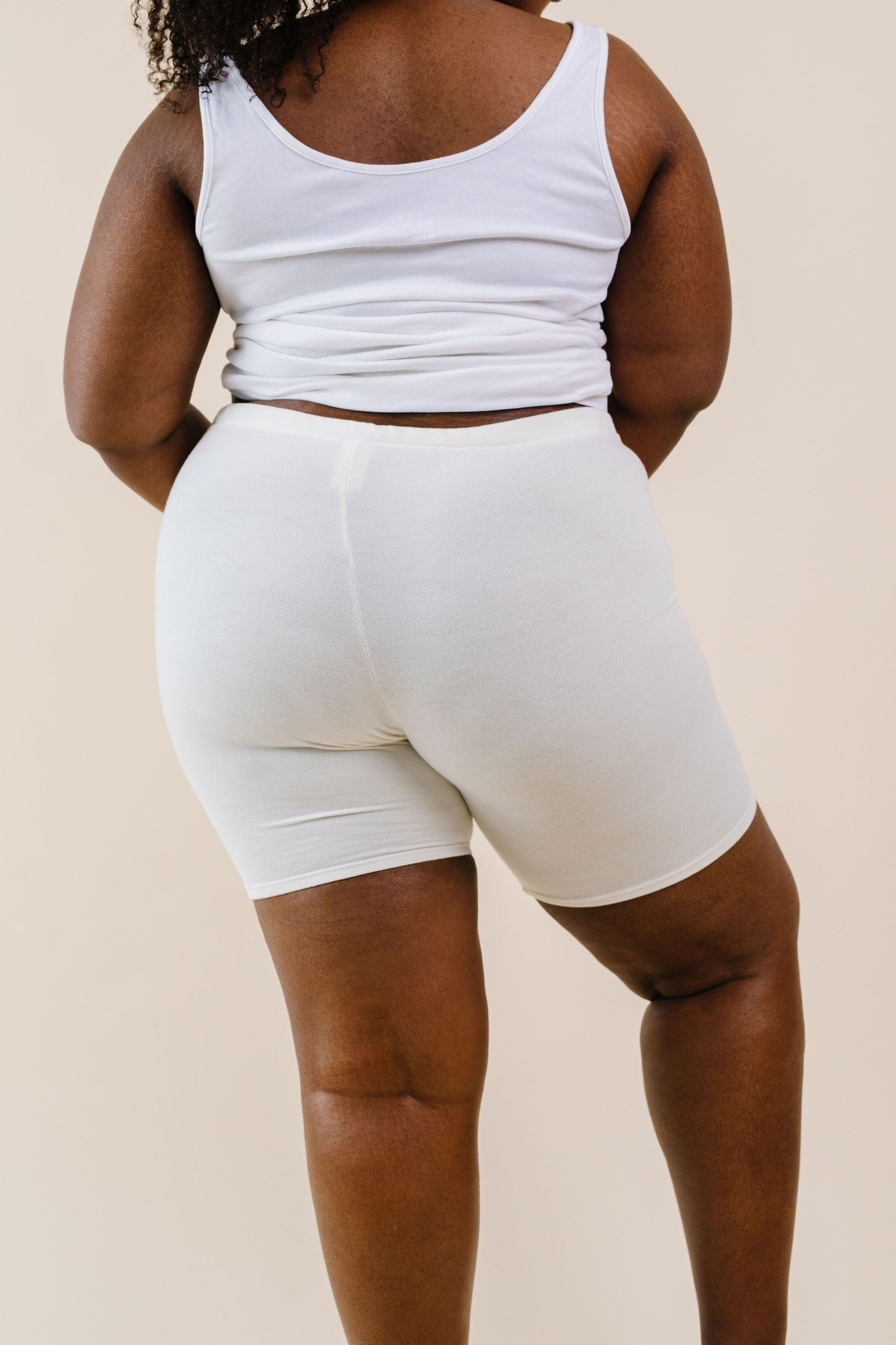 To Lounge Or Bike Shorts In Ivory
