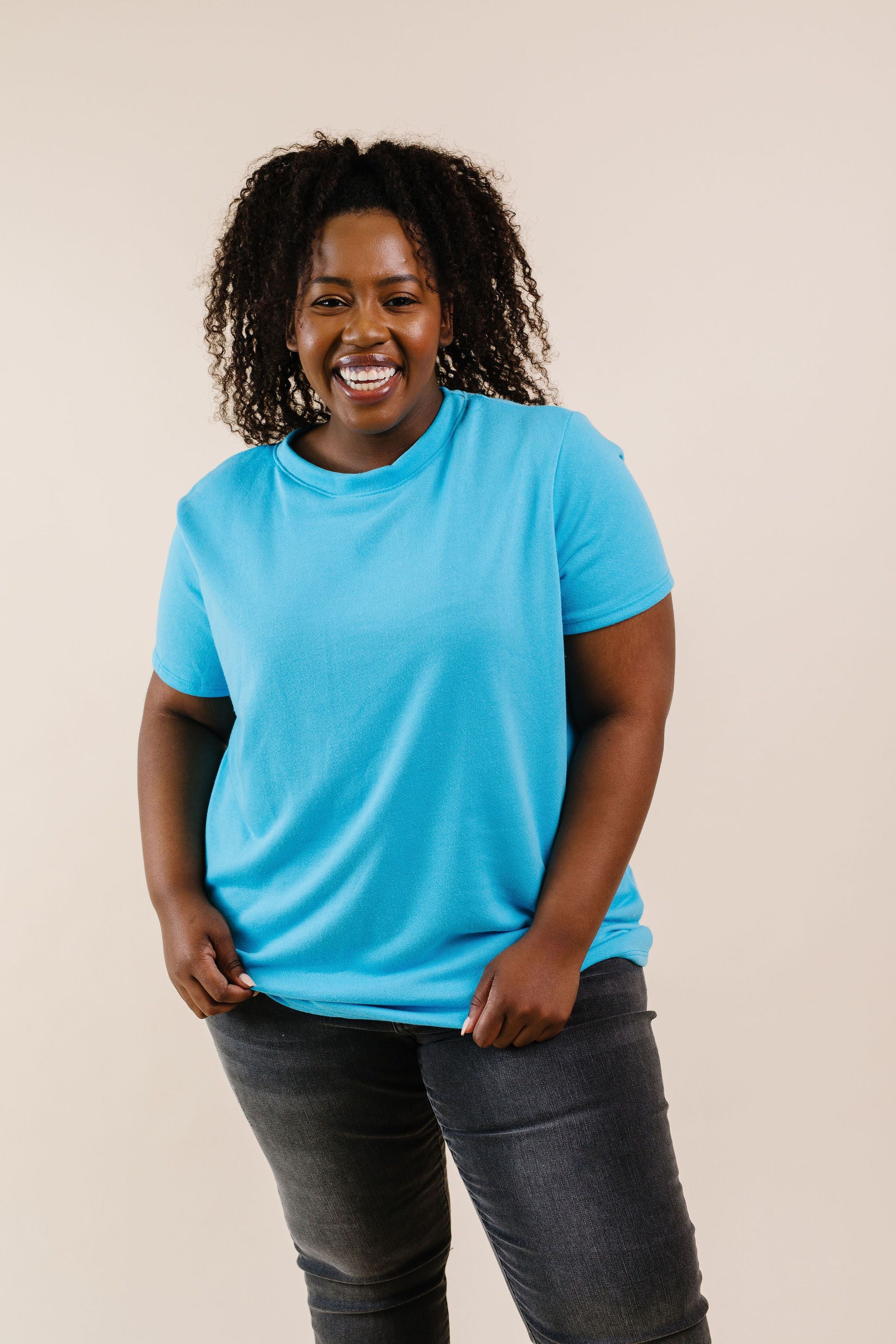 To Lounge Or Bike Top In Aqua