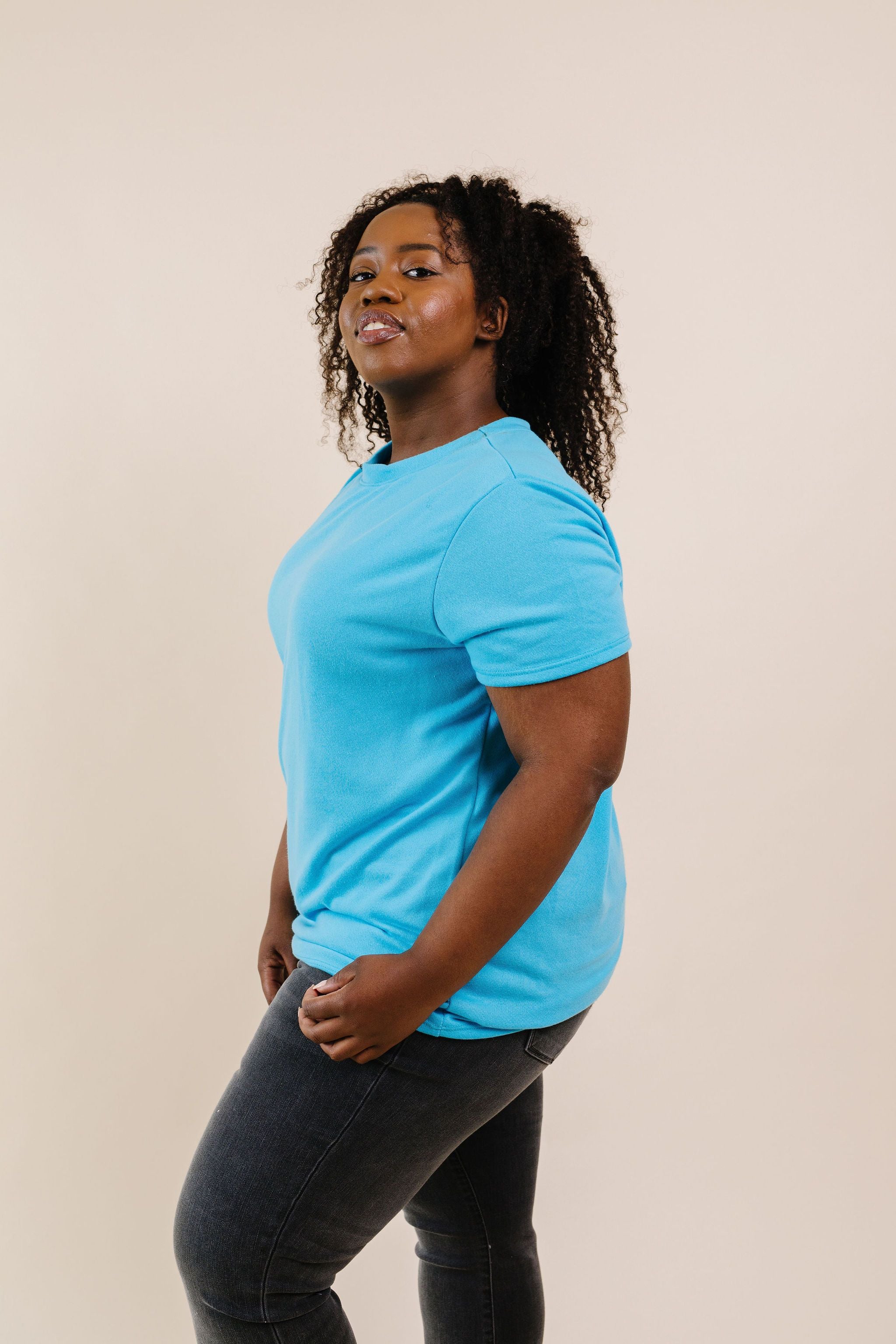 To Lounge Or Bike Top In Aqua