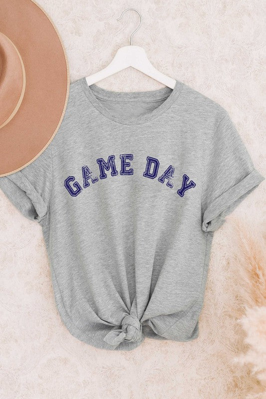 It's Game Day Graphic T-Shirt in Grey