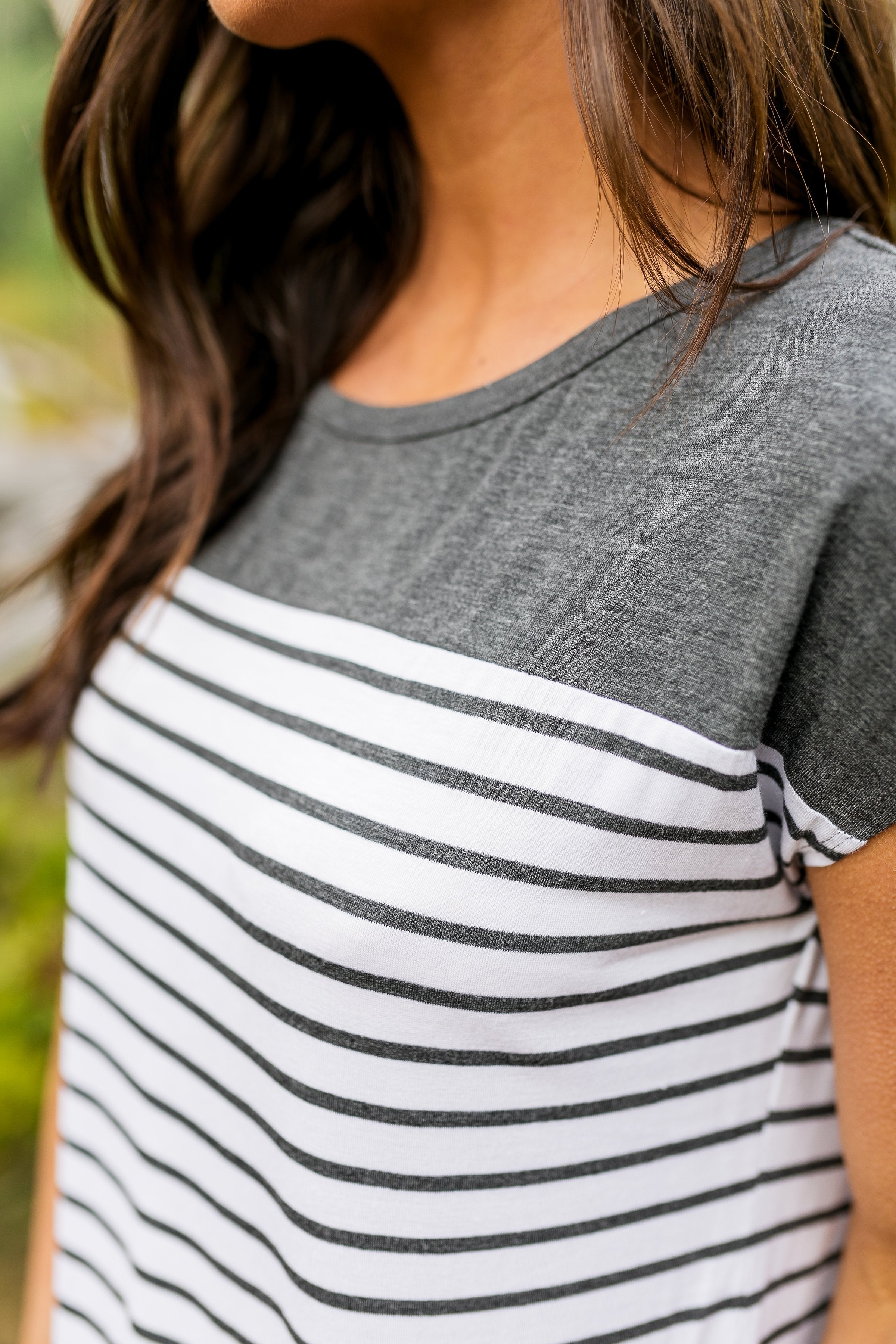 Astoria Stripes In Gray - ALL SALES FINAL