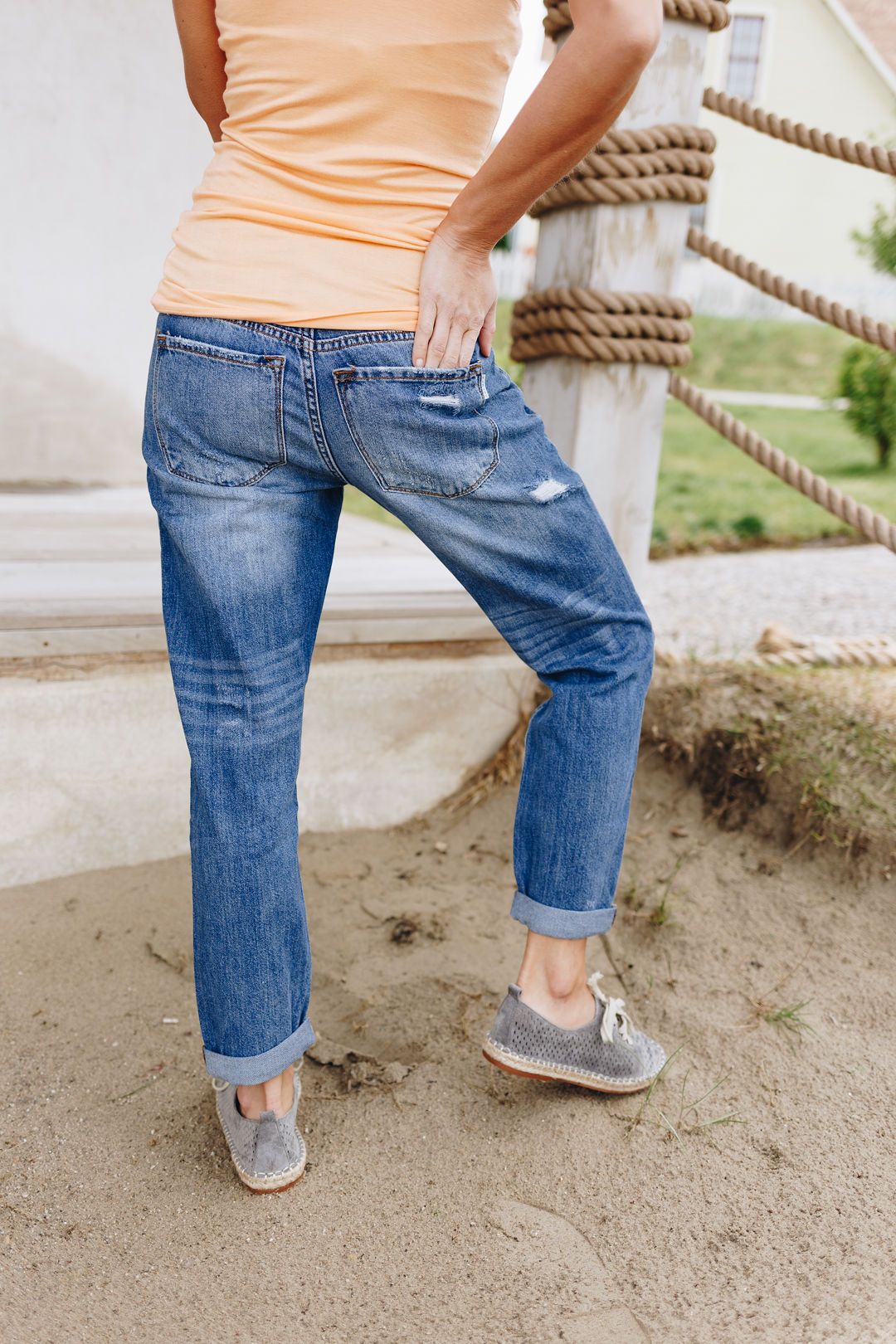Collateral Damage Boyfriend Jeans