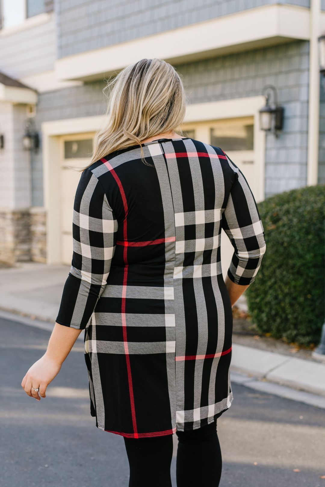 Glad To Be Plaid Swing Dress