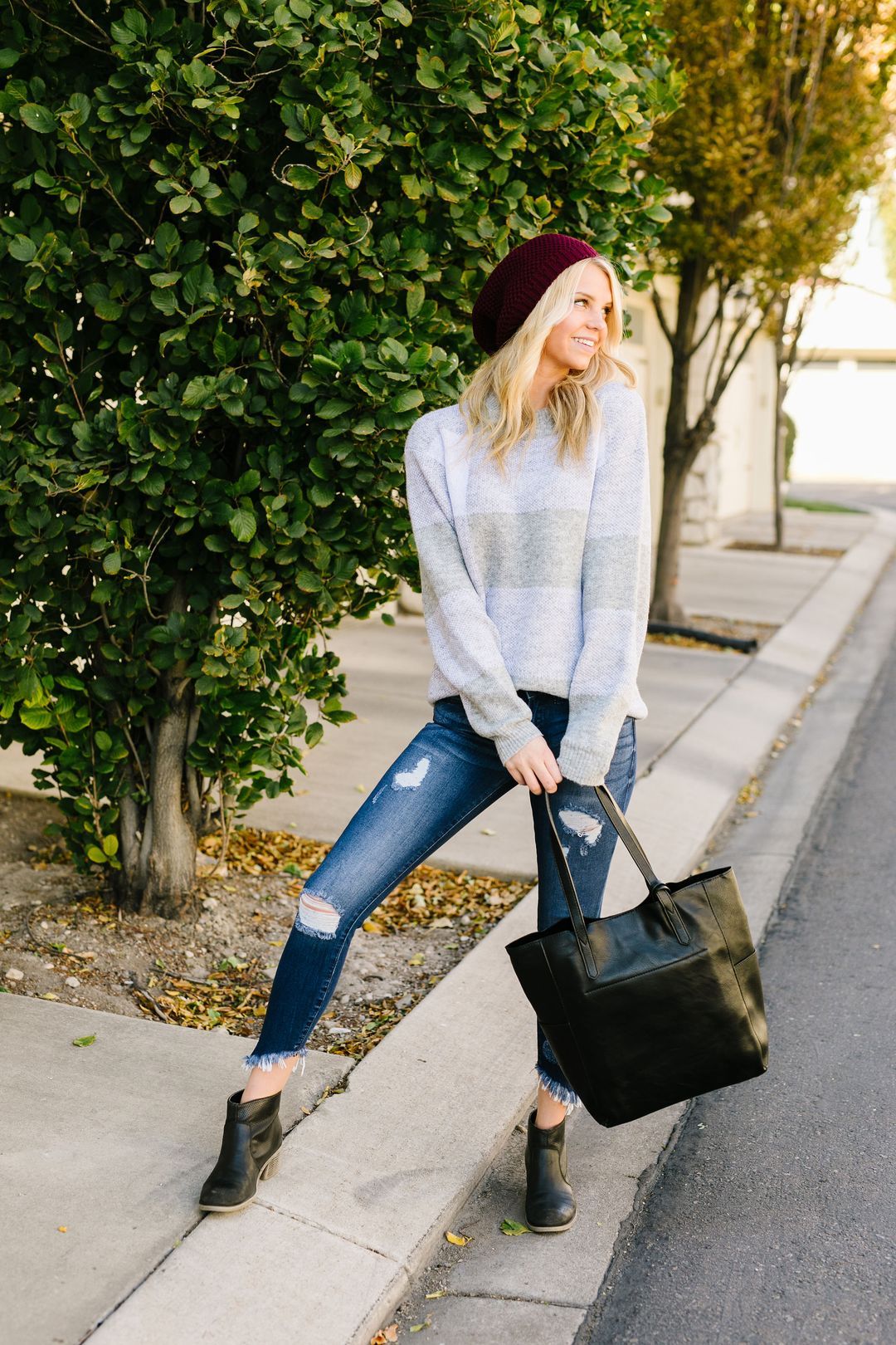 Large And In Charge Plaid Pullover