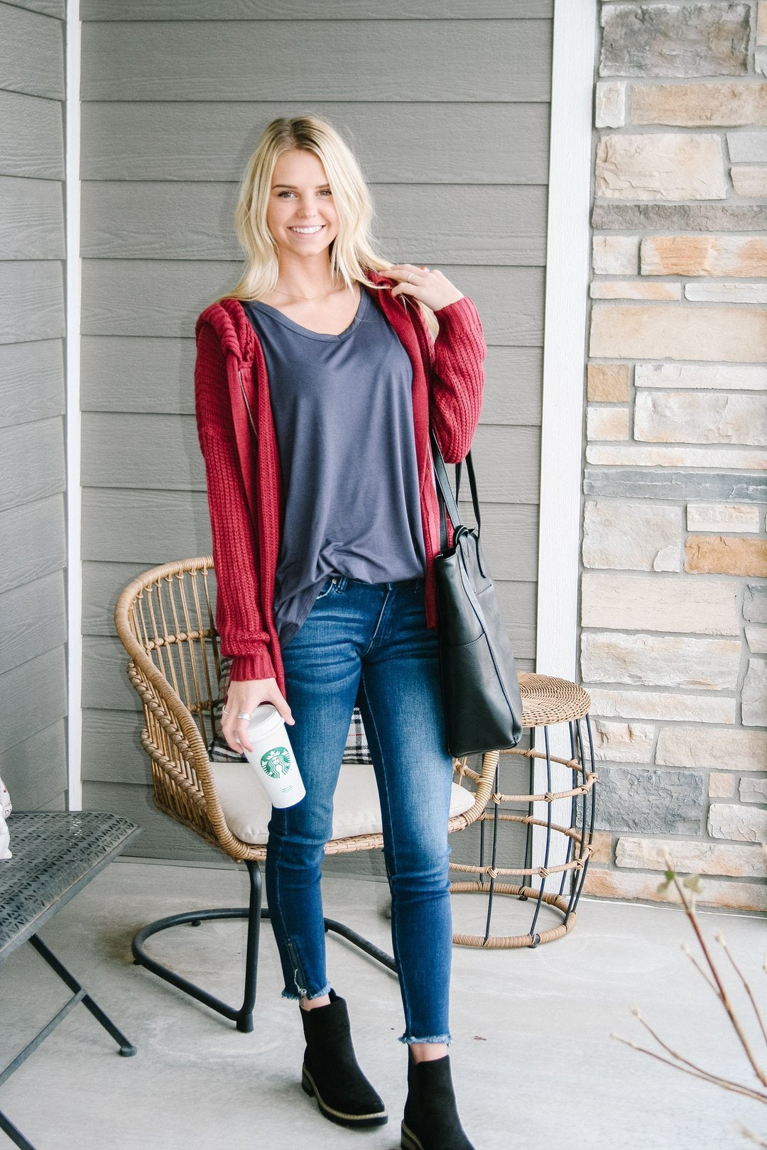 A Ray Of Coal Long Sleeve V