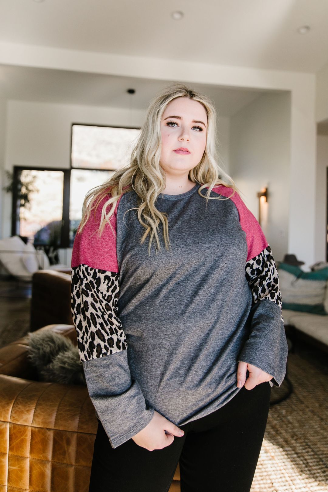 Mildly Wild Color Block Top