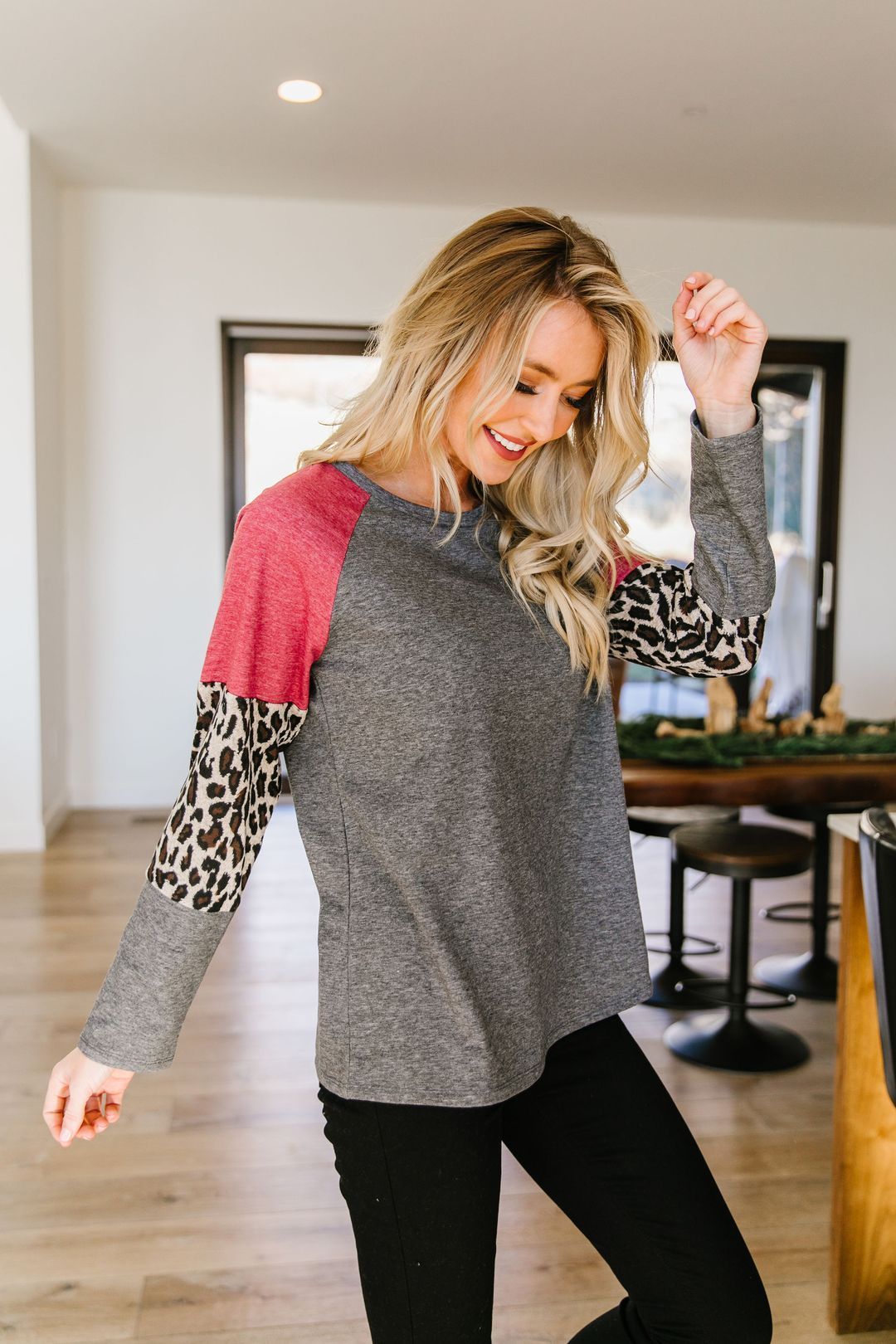 Mildly Wild Color Block Top