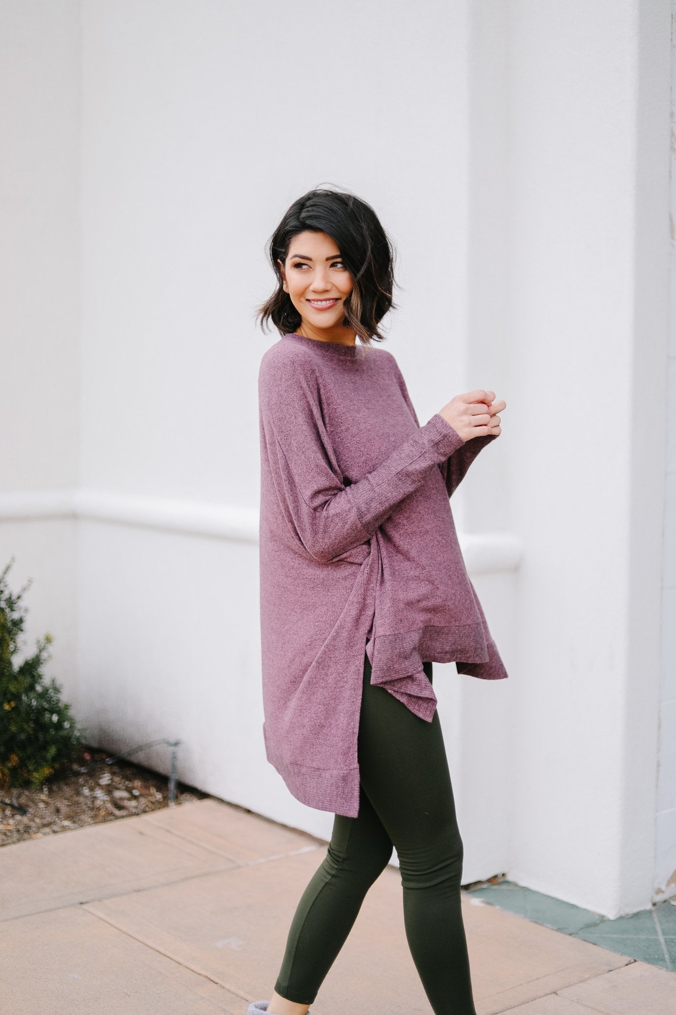 A Lot To Love Mauve Top