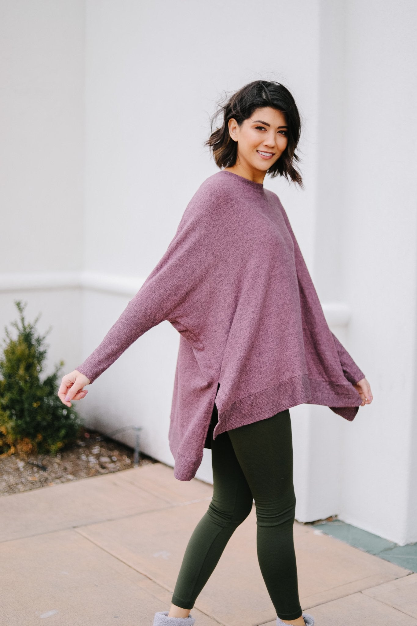 A Lot To Love Mauve Top