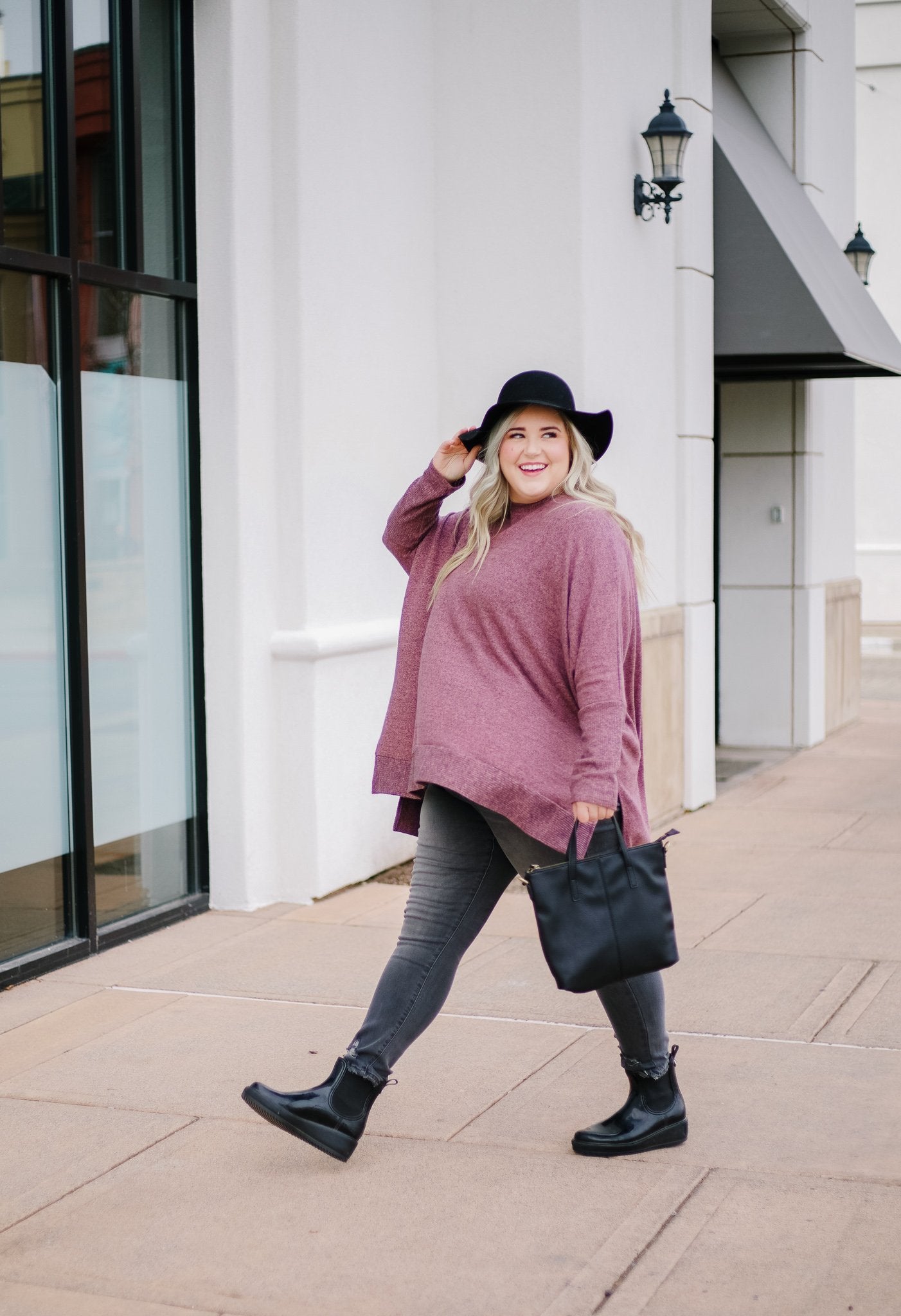A Lot To Love Mauve Top