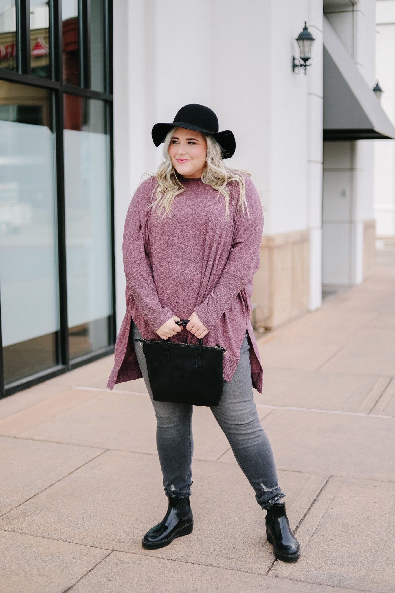A Lot To Love Mauve Top