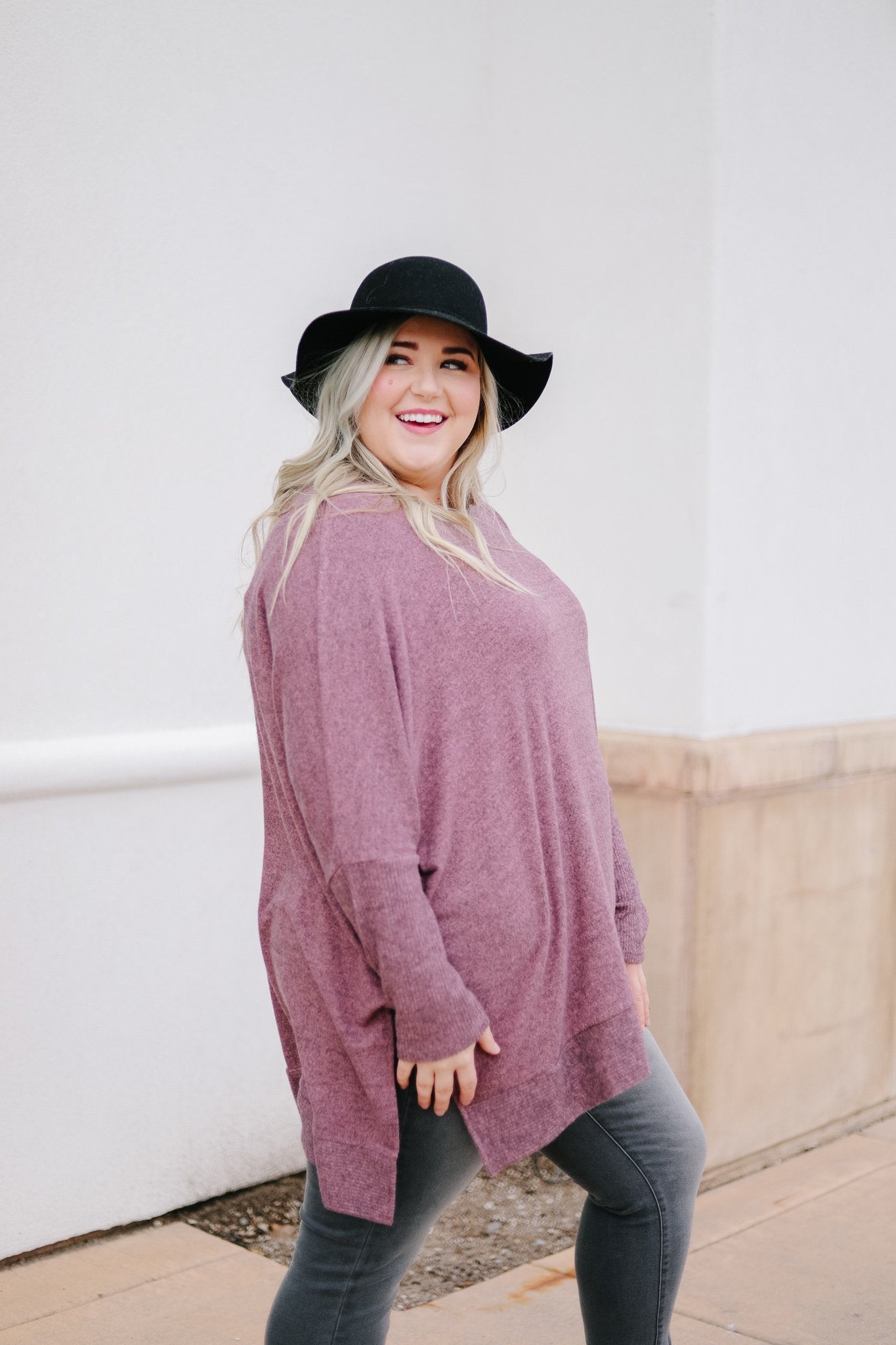 A Lot To Love Mauve Top