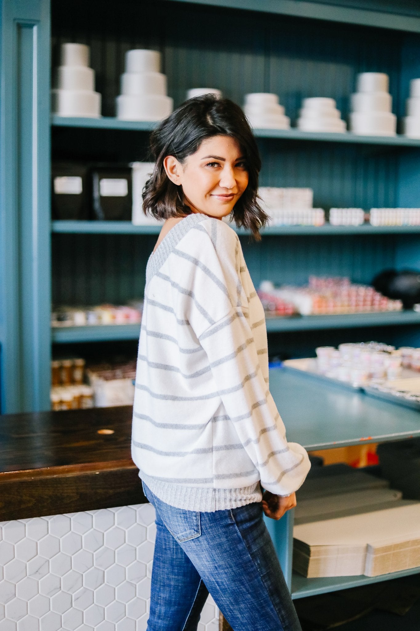 Cloudy Day Puff Sleeve Sweater
