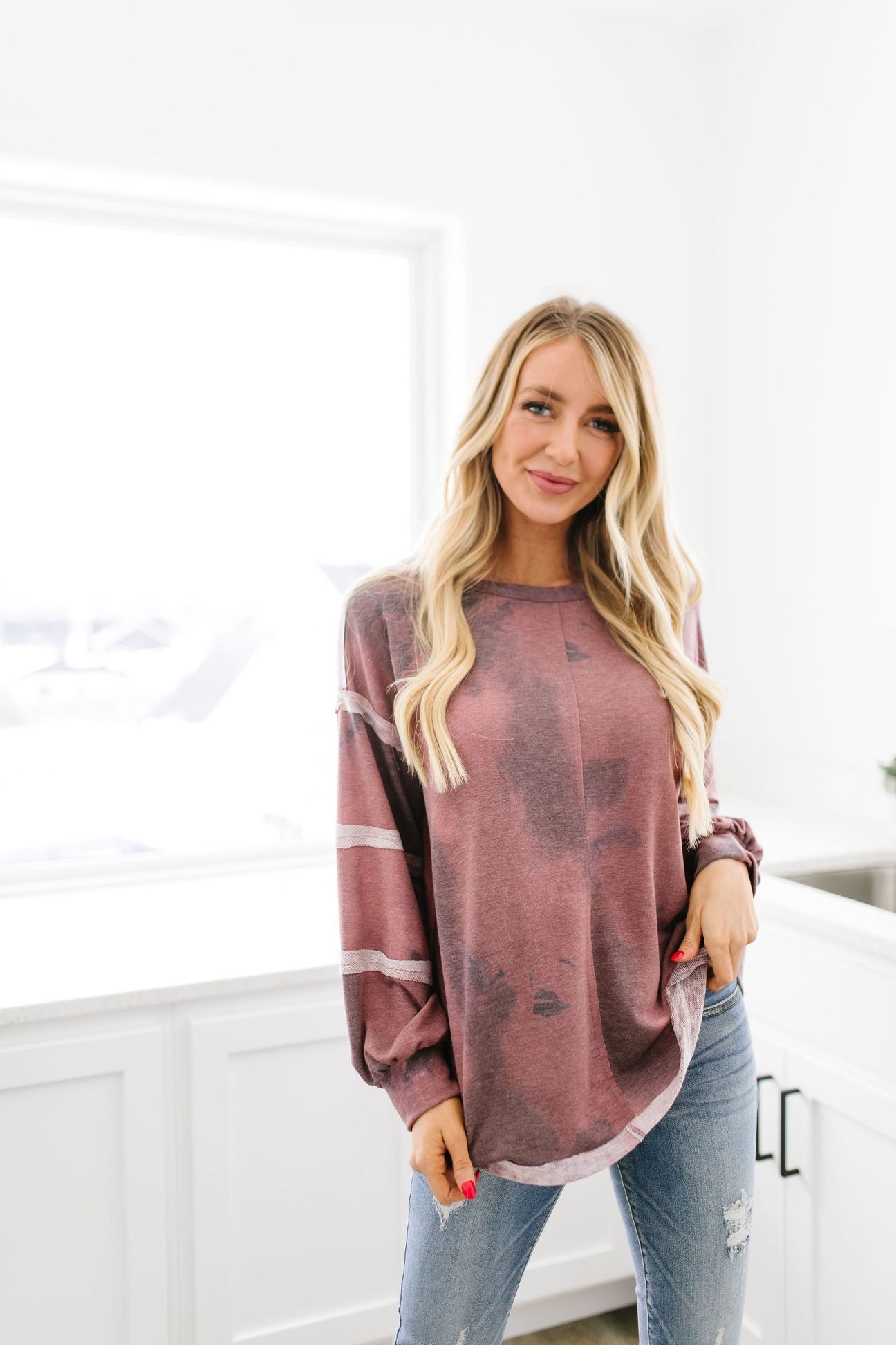 Vintage Daydreams Tie Dye Top