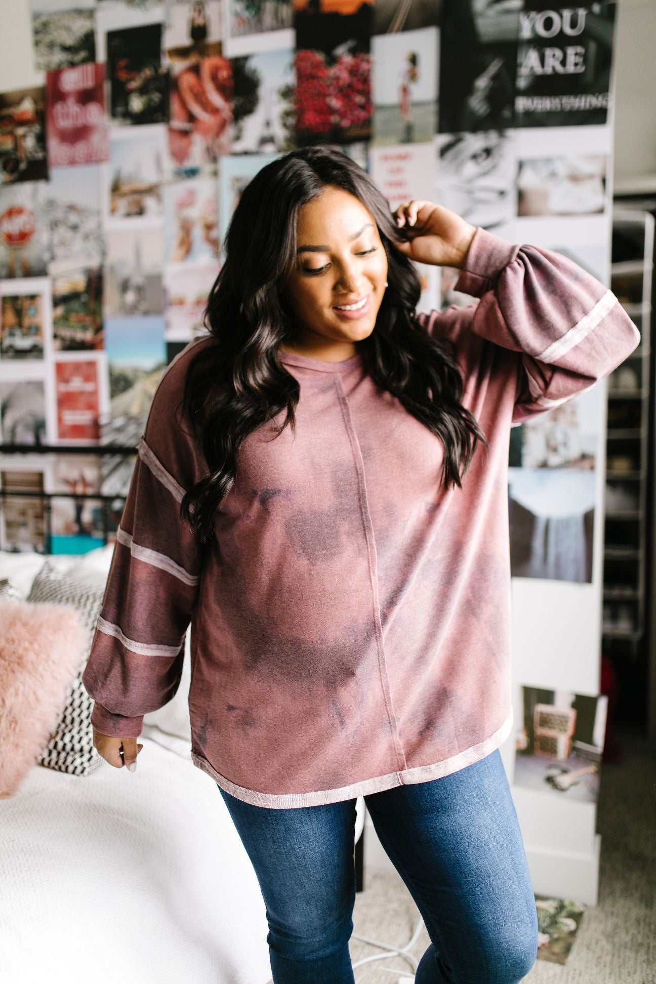 Vintage Daydreams Tie Dye Top