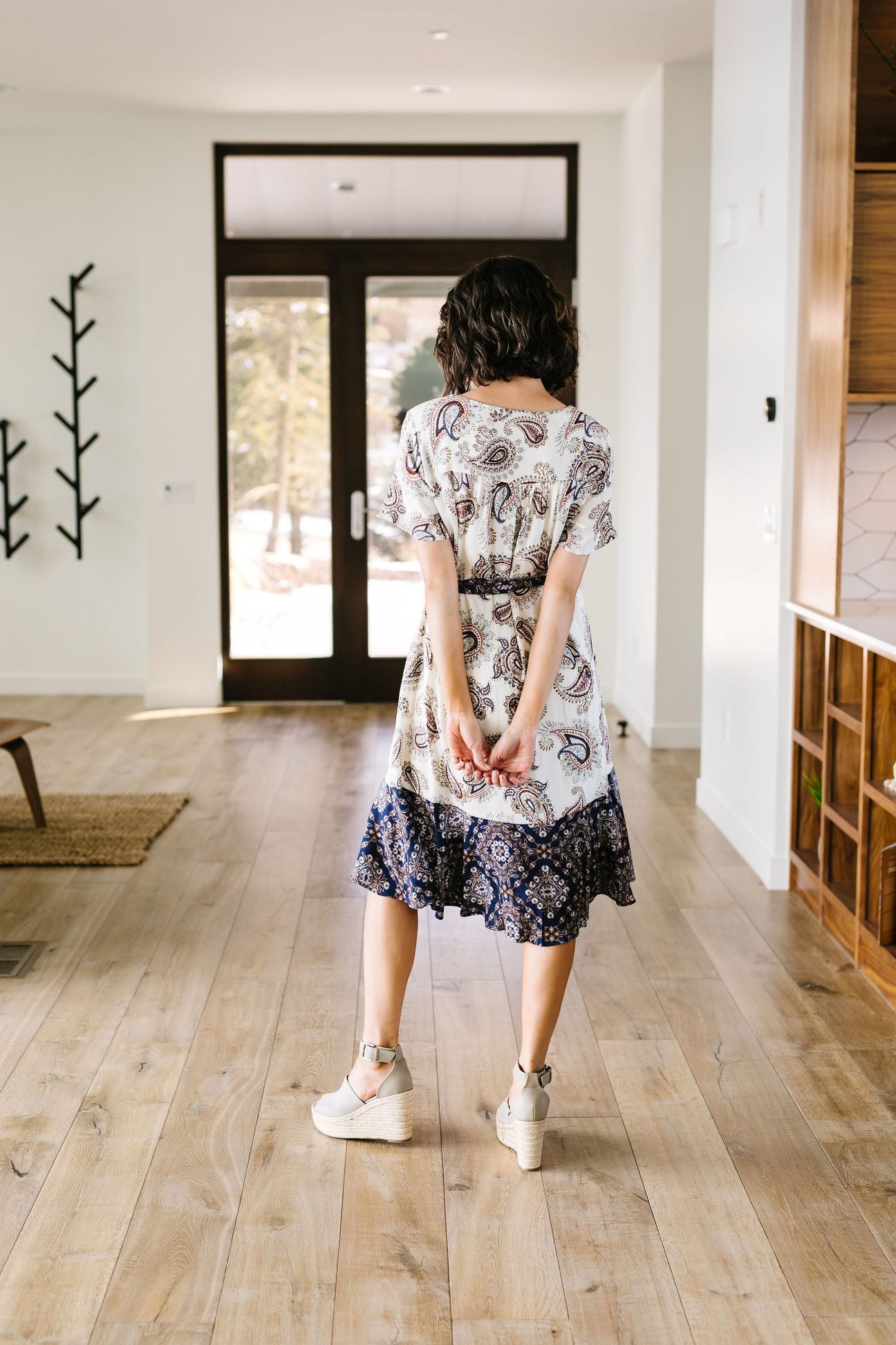 New Leaf Midi Dress