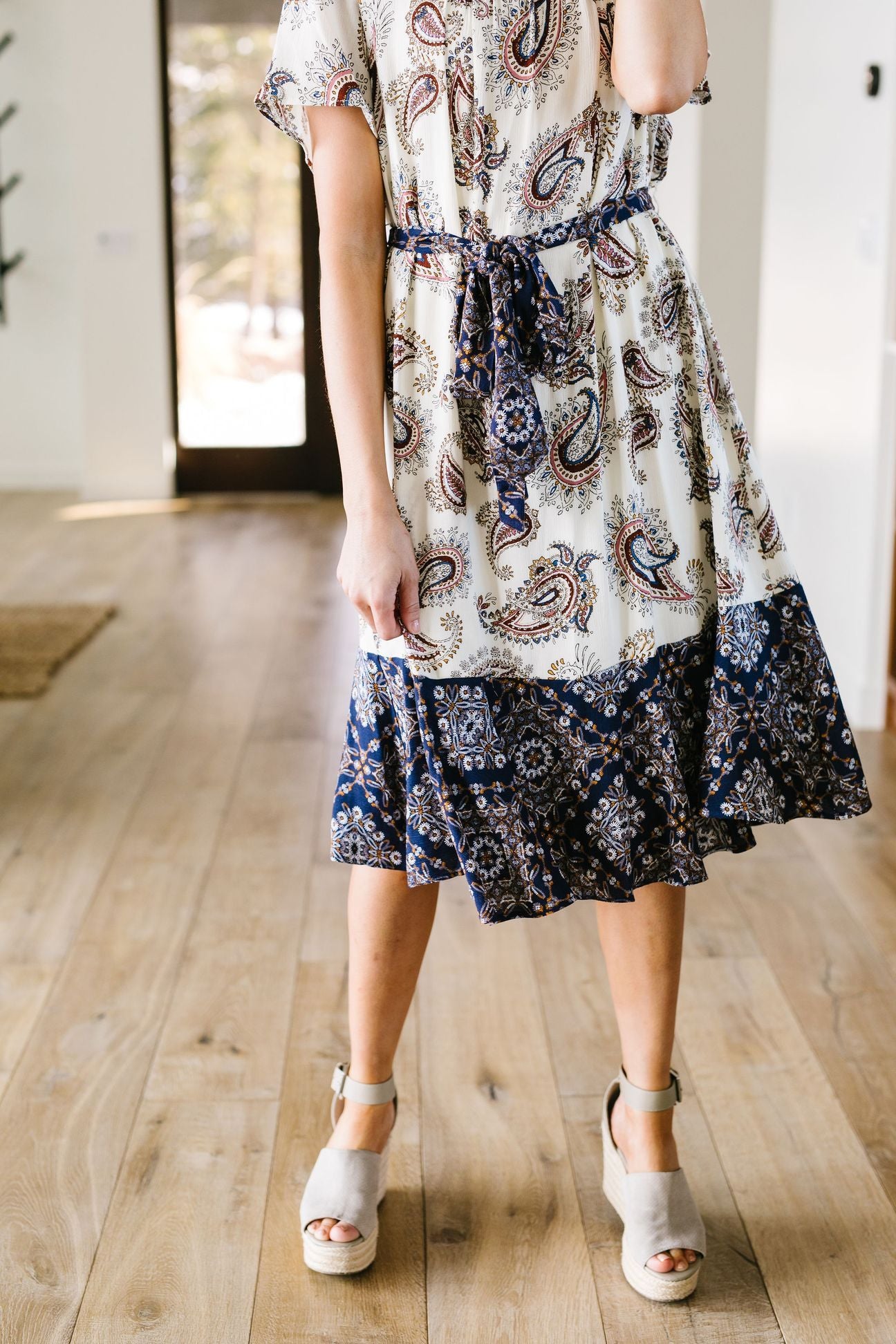 New Leaf Midi Dress