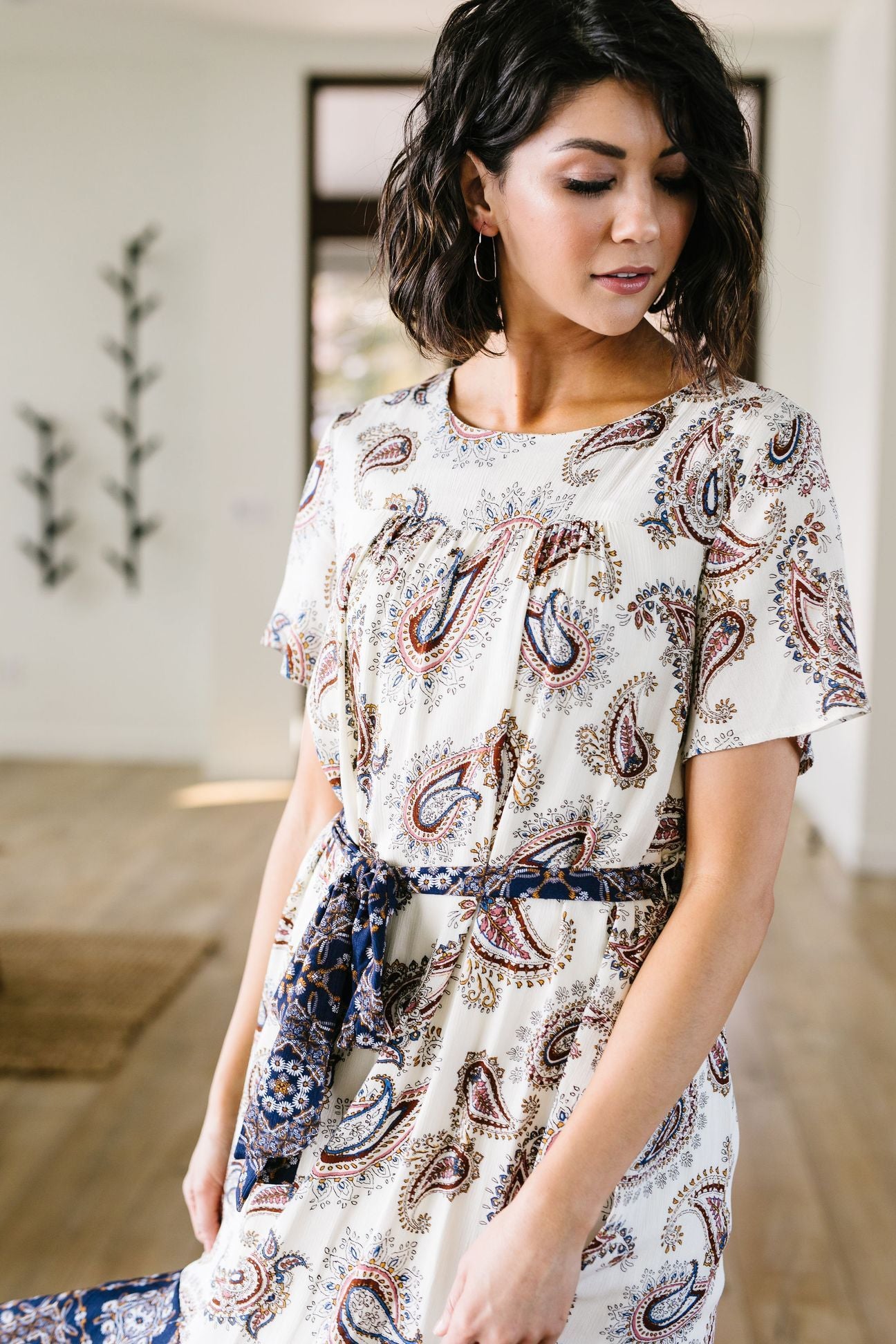 New Leaf Midi Dress