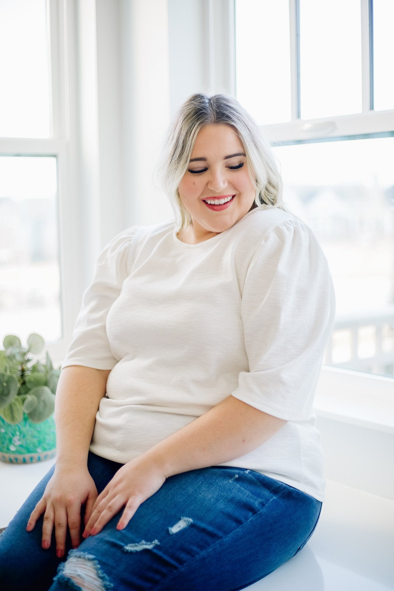 Elise Puff Sleeve Blouse