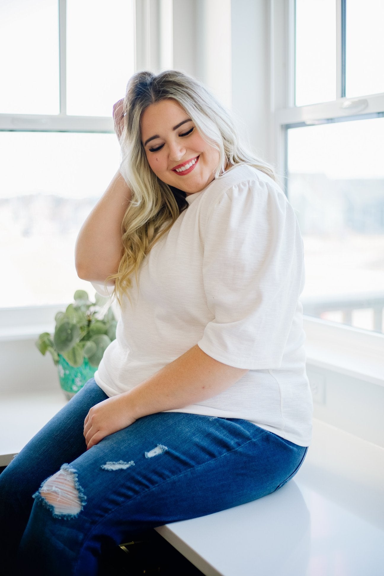 Elise Puff Sleeve Blouse