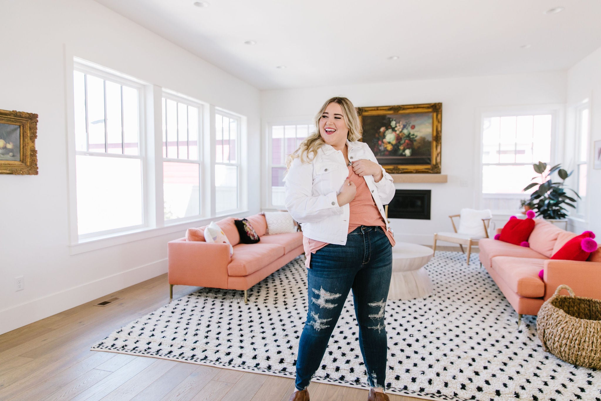 And Then Some Denim Jacket In White