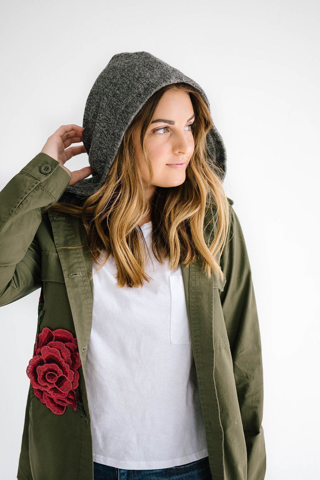 Army of Roses Jacket in Green