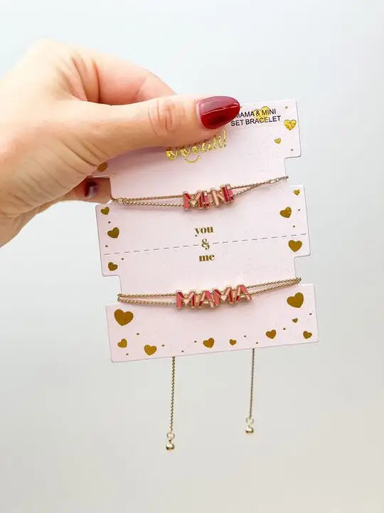 Mama & Mini Enamel Bracelet Sets