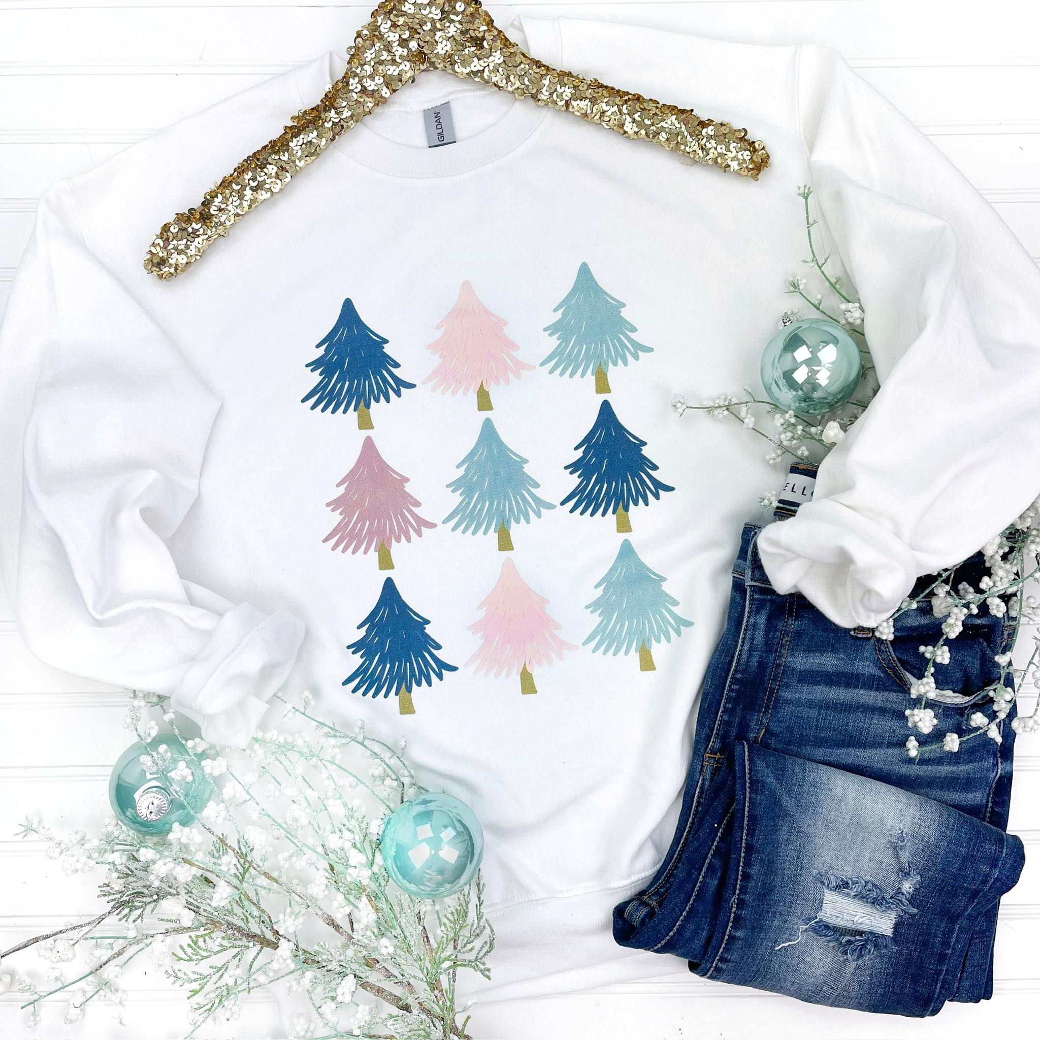 PREORDER: Winter Tree Sweatshirt in Two Colors