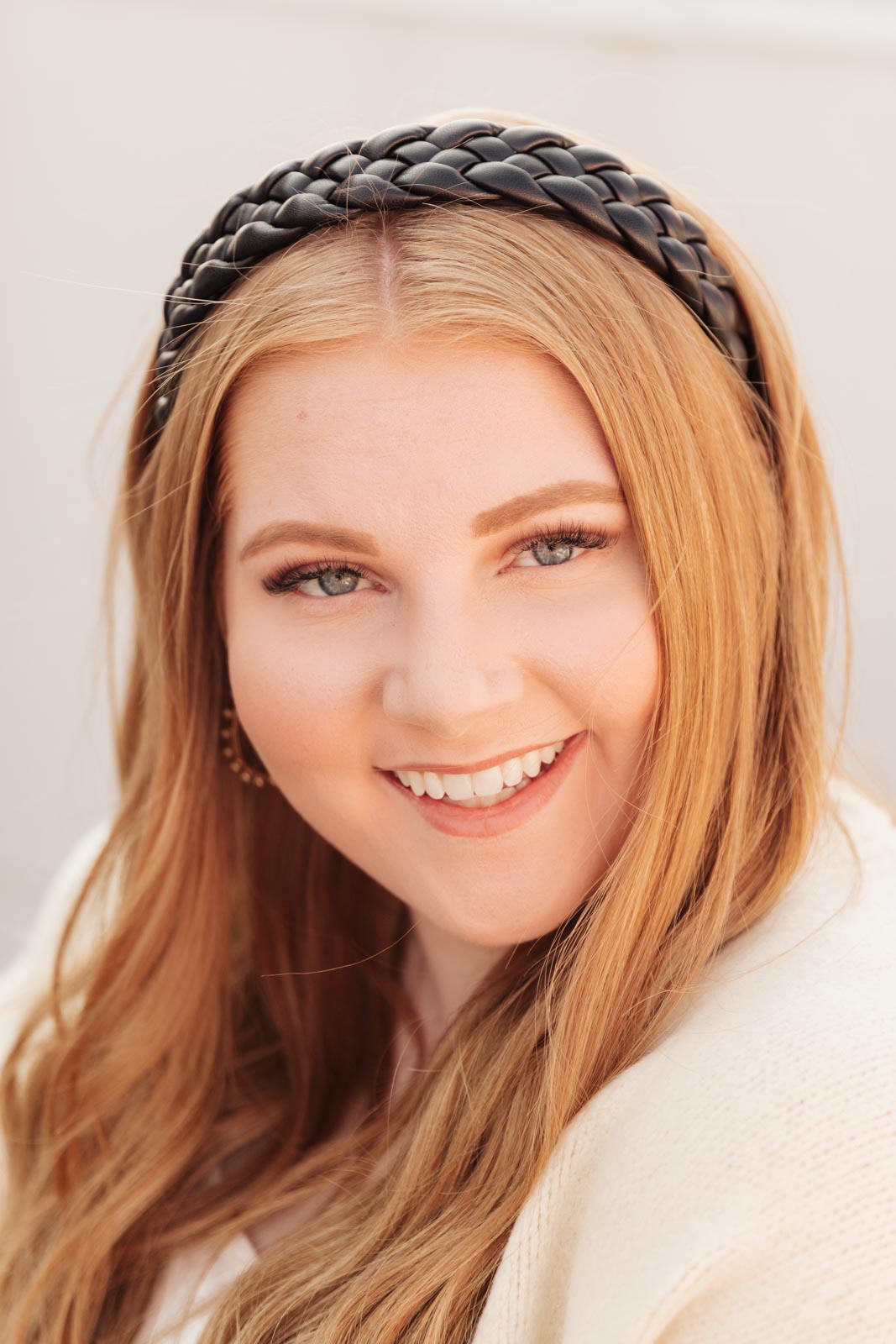 Topside Braided Headband in Black