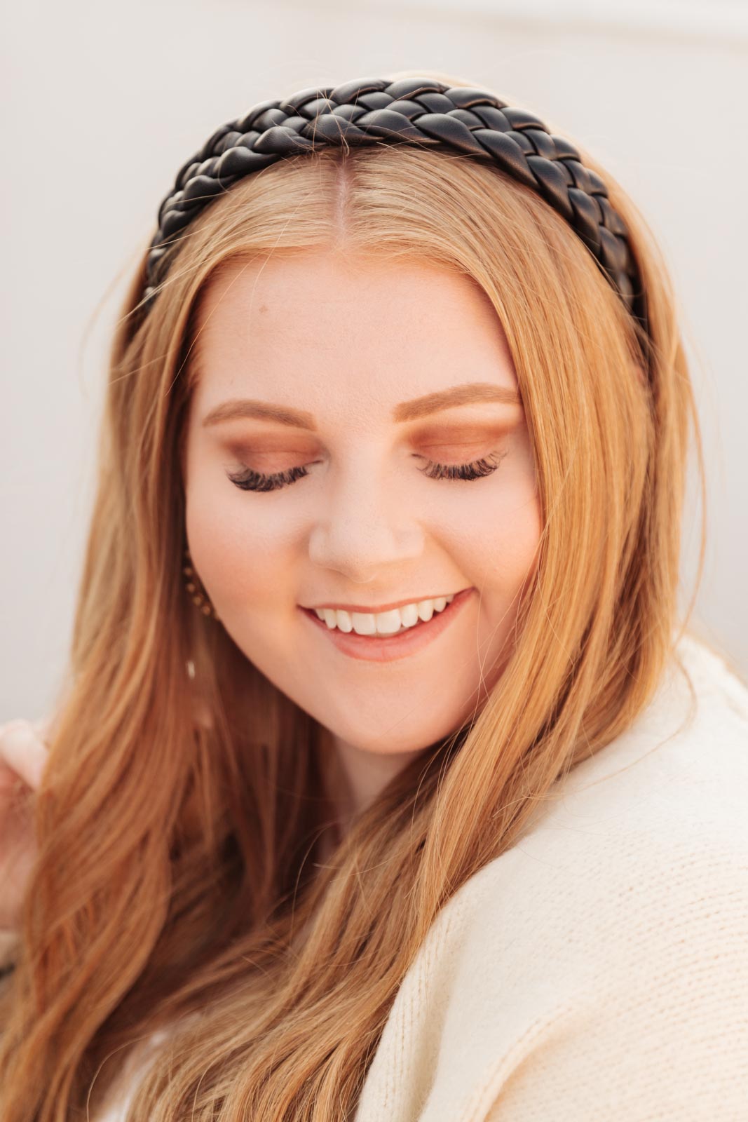 Topside Braided Headband in Black