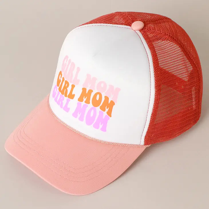 PREORDER: Girl Mom Foam Trucker Hat in Two Colors