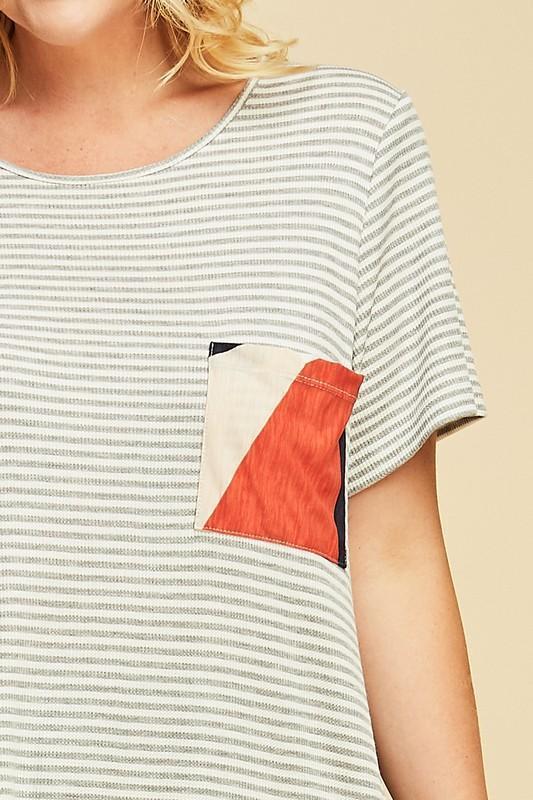 Kaleidoscope Striped Top