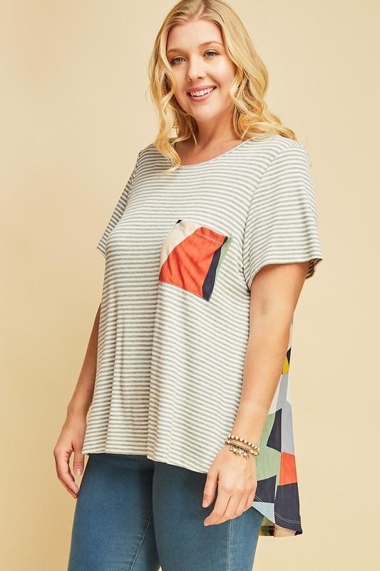 Kaleidoscope Striped Top