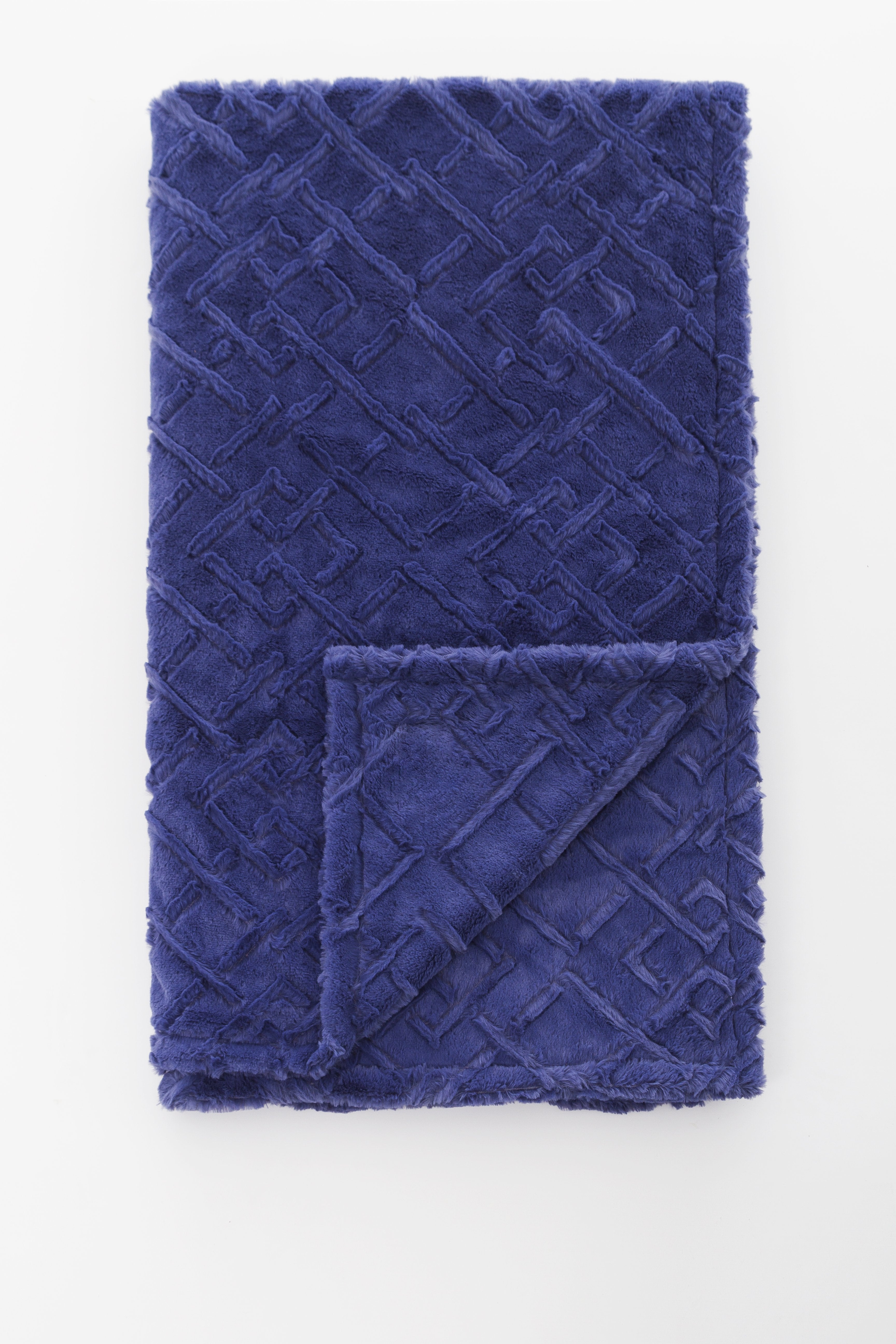 Steel Blue Maze Child Blanket