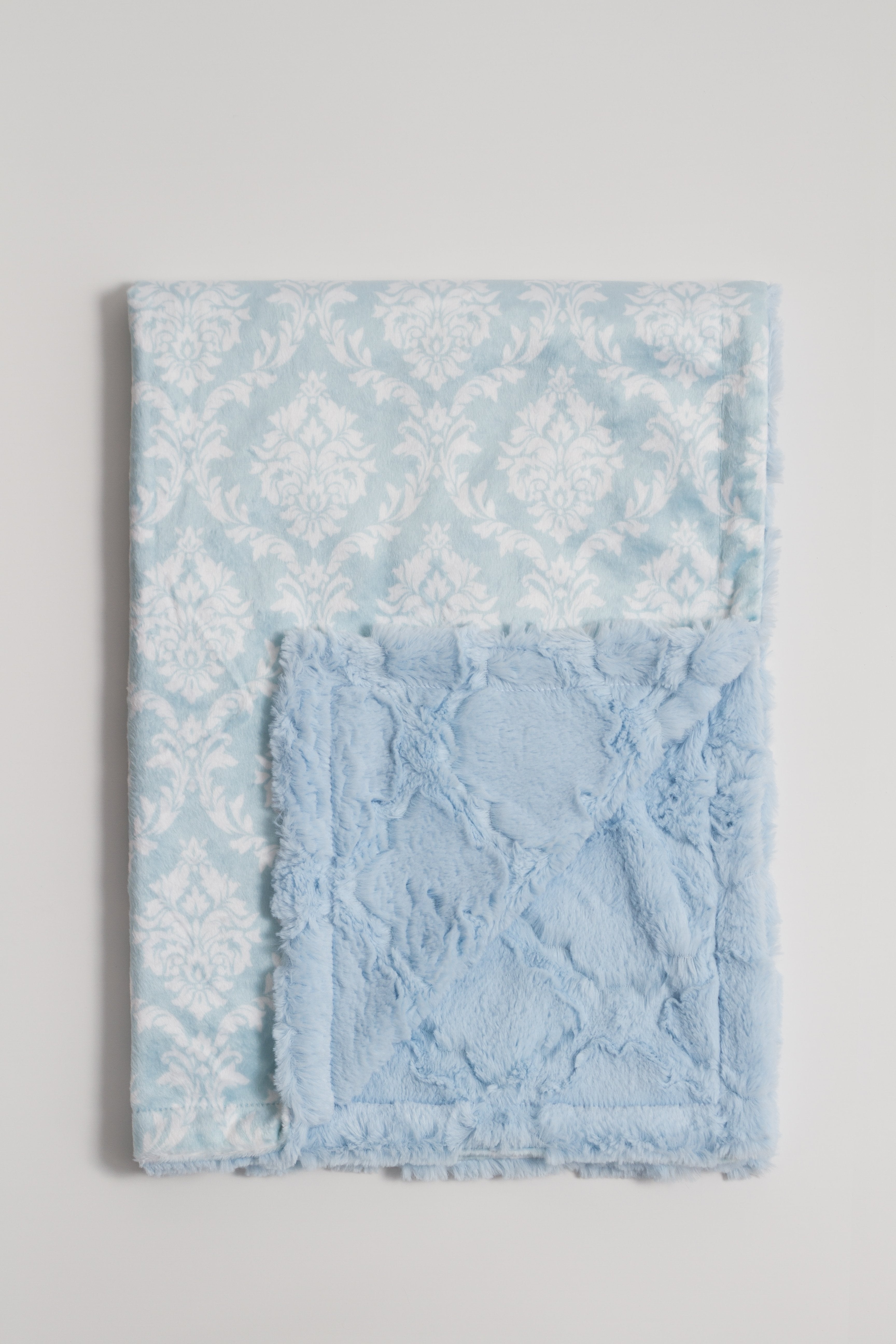 Crystal Blue Damask Child Blanket