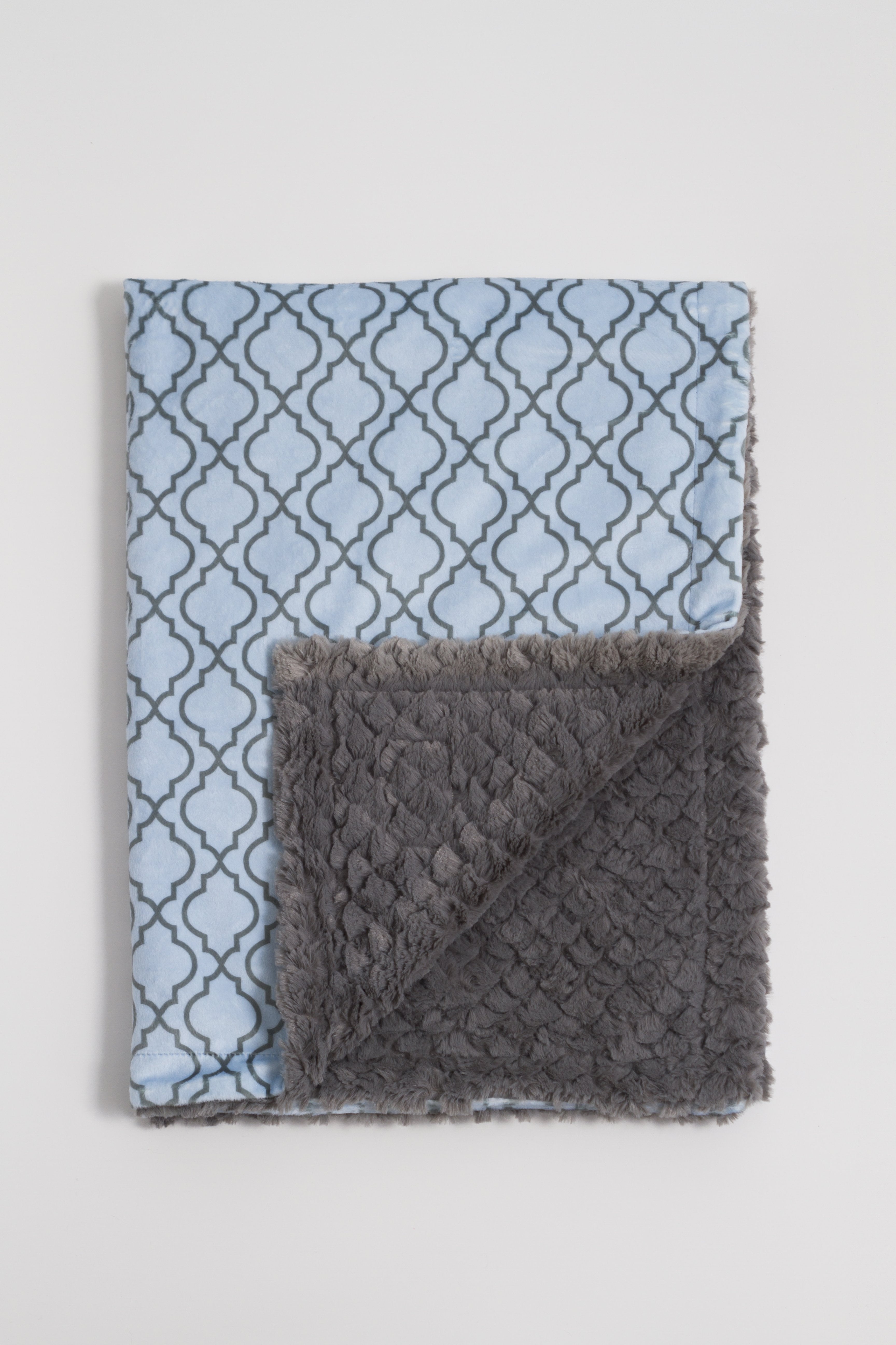 Blue Lattice Child Blanket