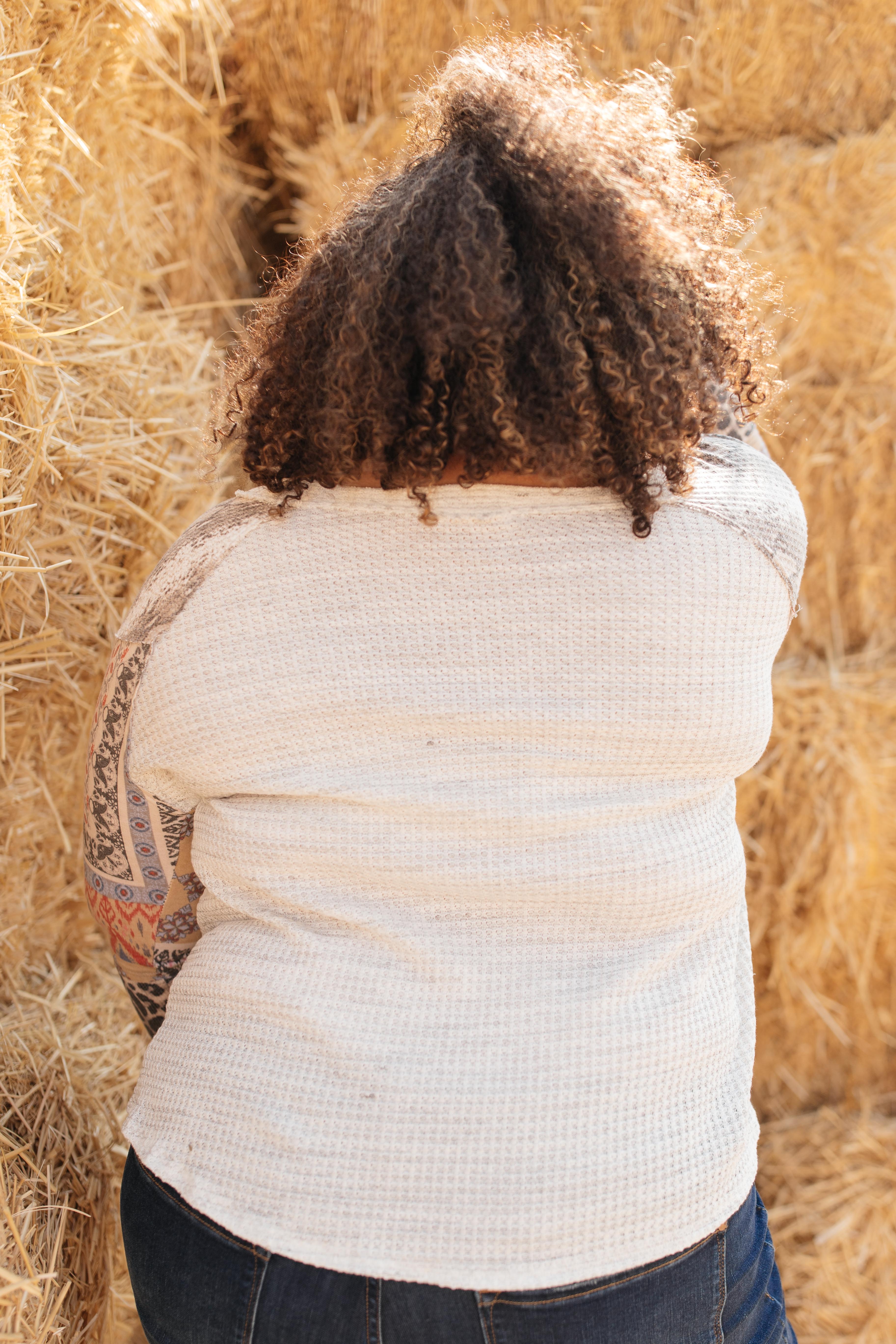 All About The Details Top in Heather