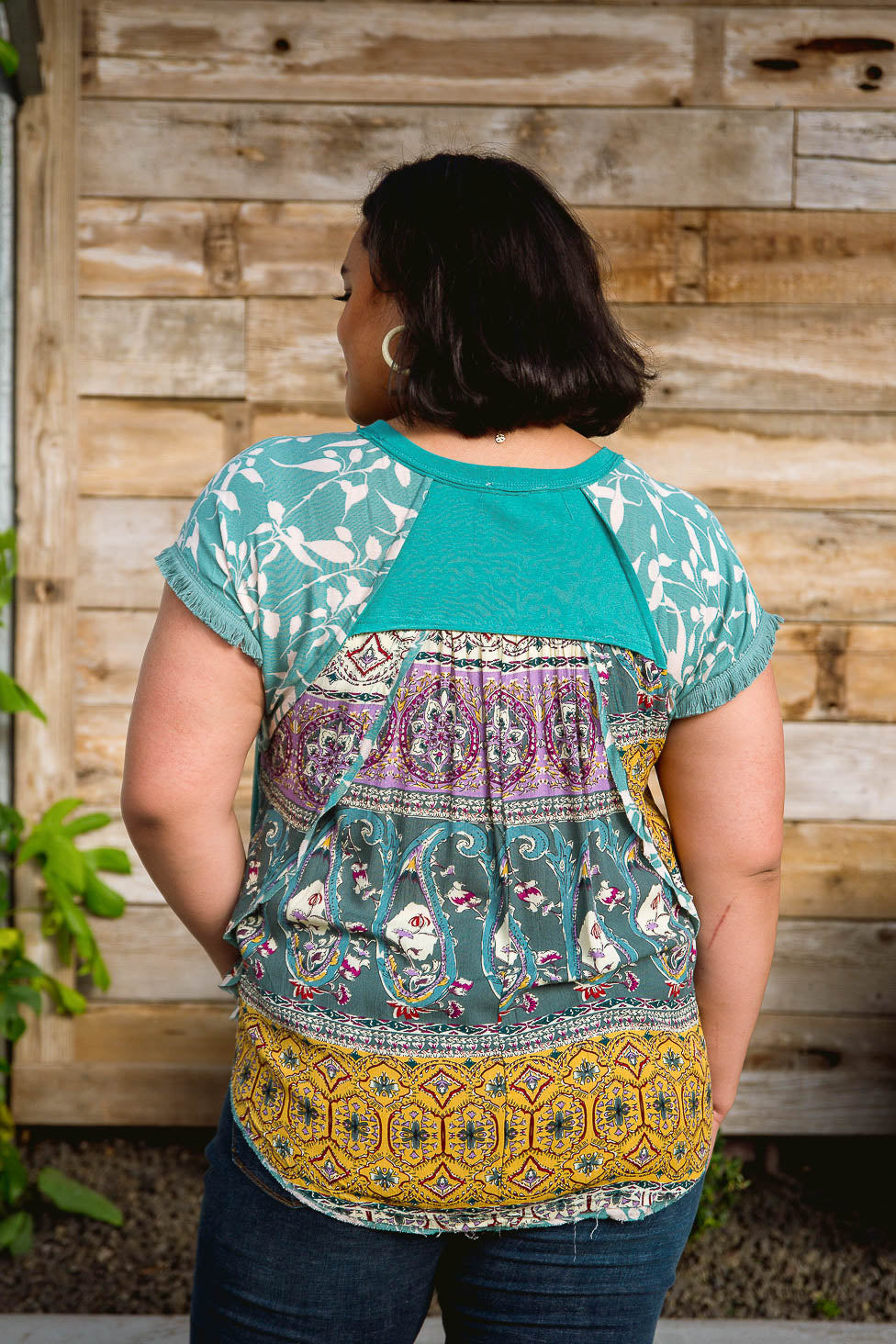 Allegra Top in Emerald