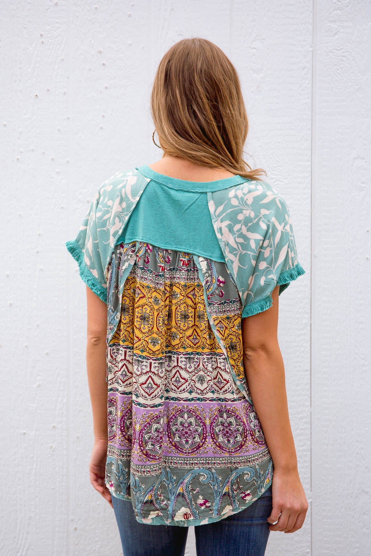 Allegra Top in Emerald