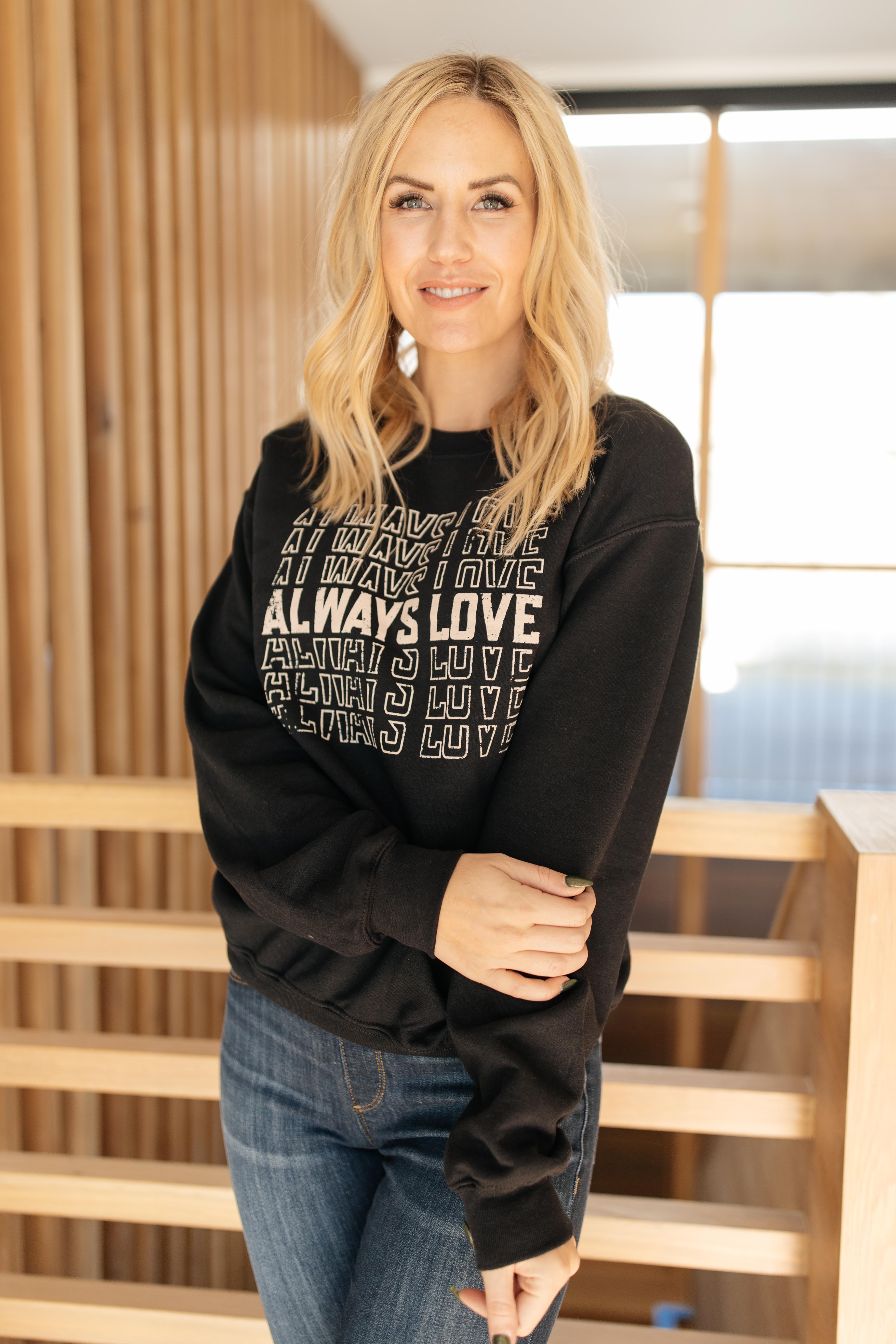 Always Love Pullover in Black