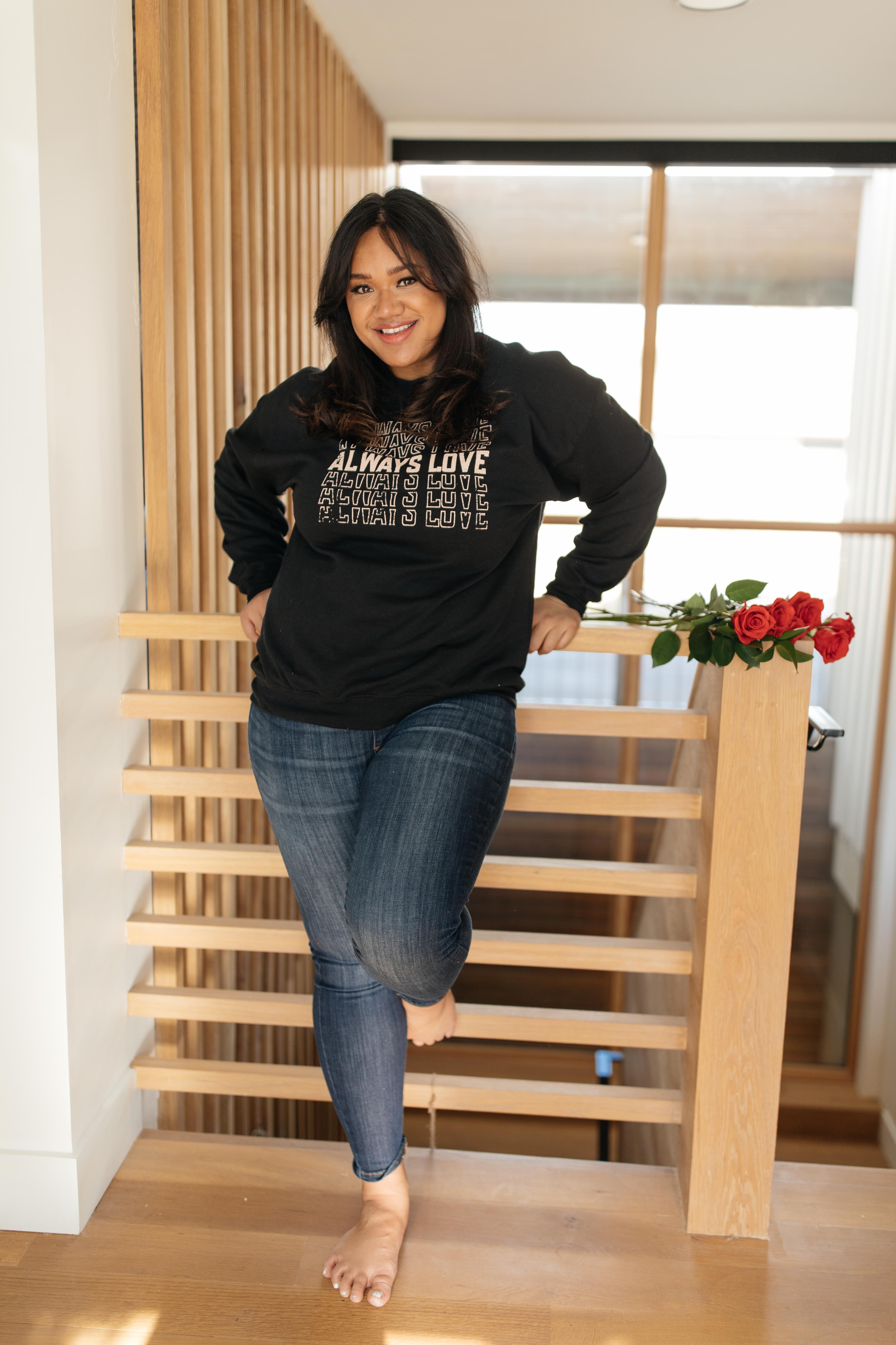 Always Love Pullover in Black