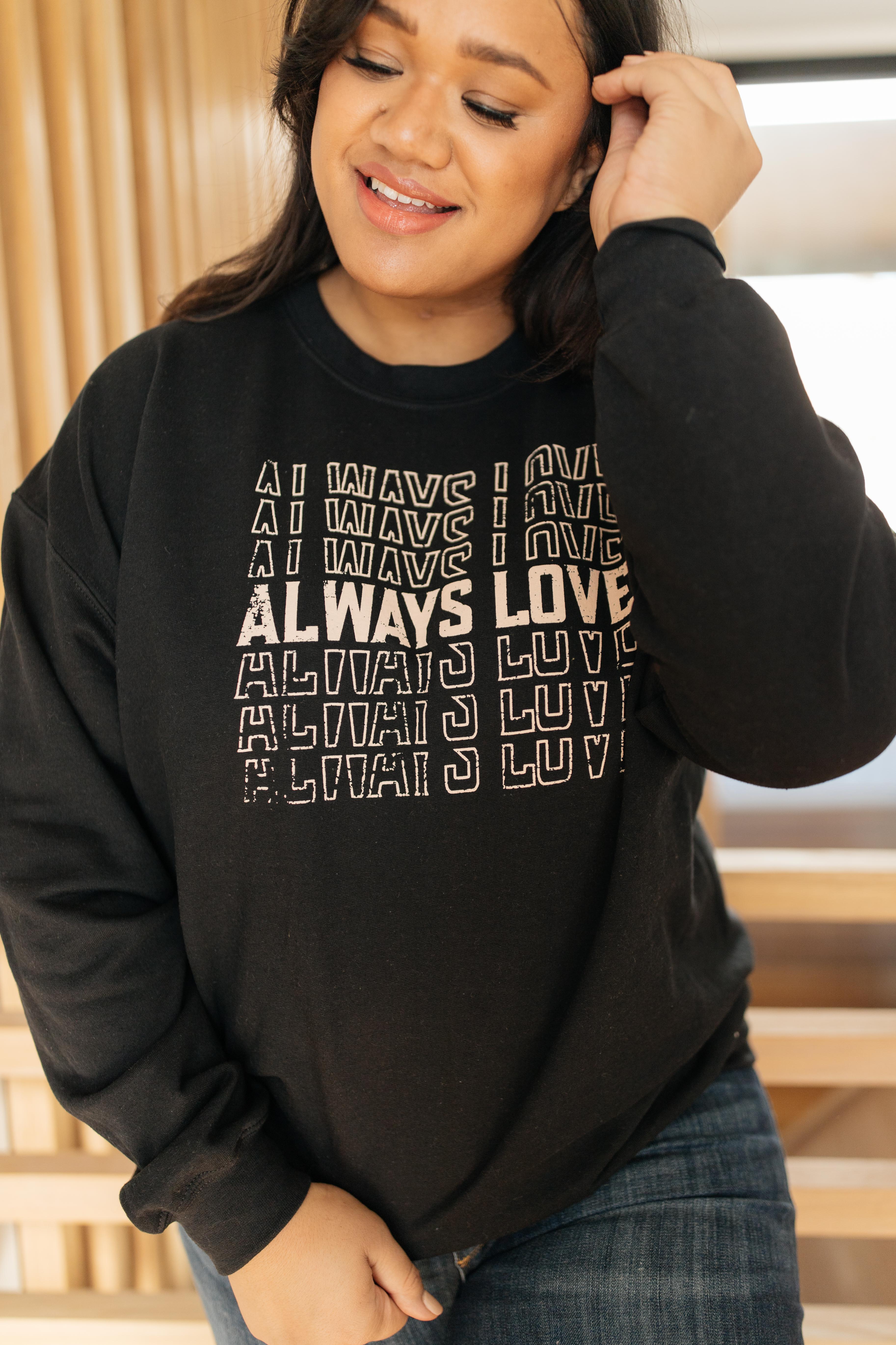Always Love Pullover in Black
