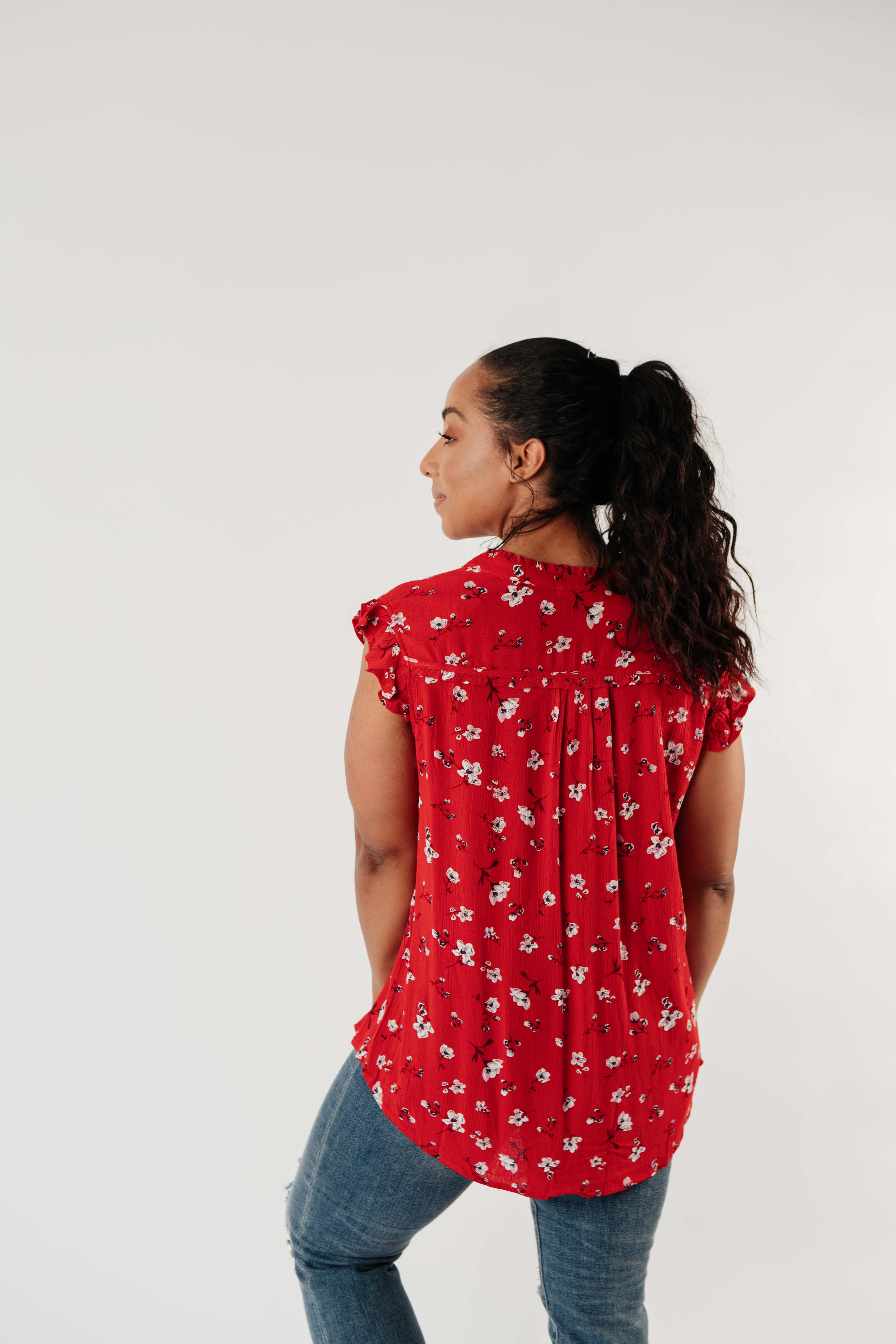 Primrose Ruffled Sleeve Blouse