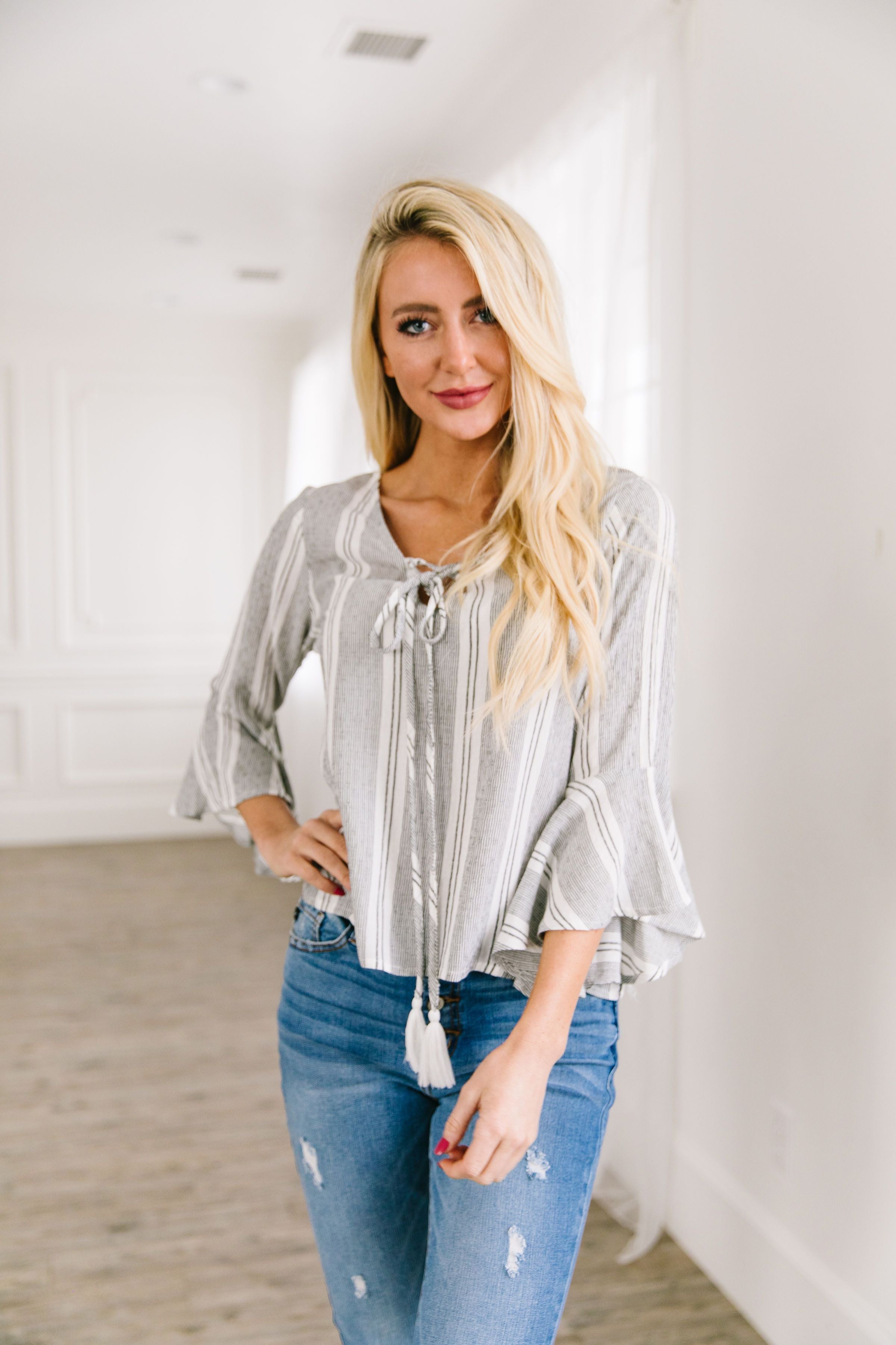 Belmont Tassel Tie Top - ALL SALES FINAL
