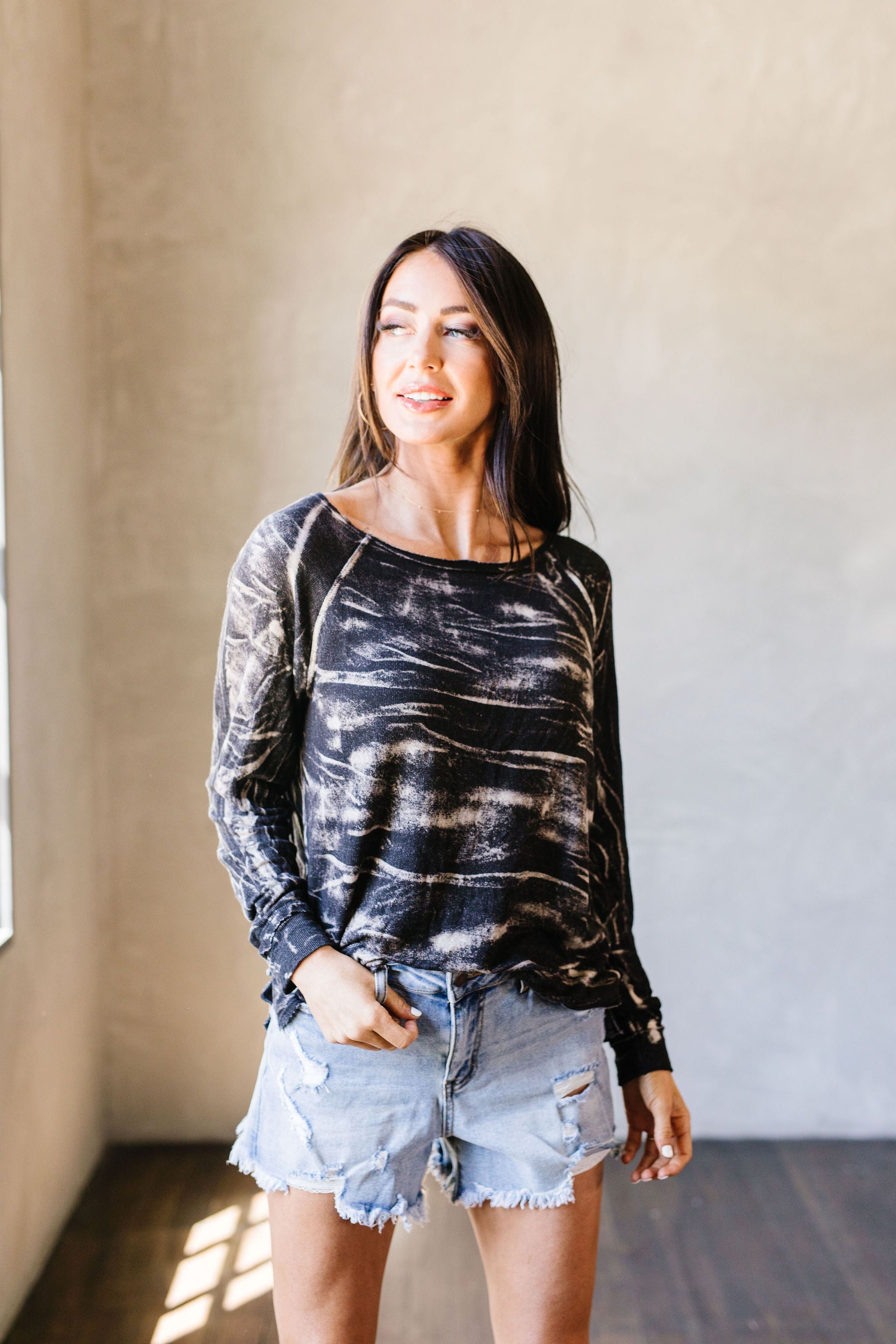 Black Cloud Tie Dye Pullover